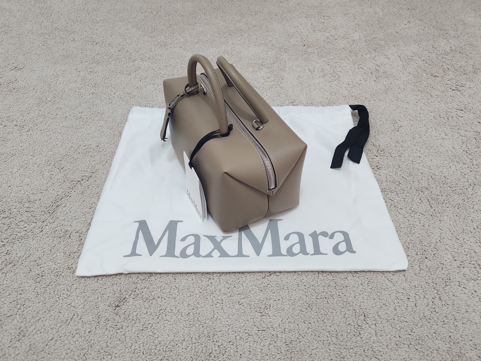 Max Mara Max Mara Medium natural leather bowler bag Size ONE SIZE - 3 Thumbnail