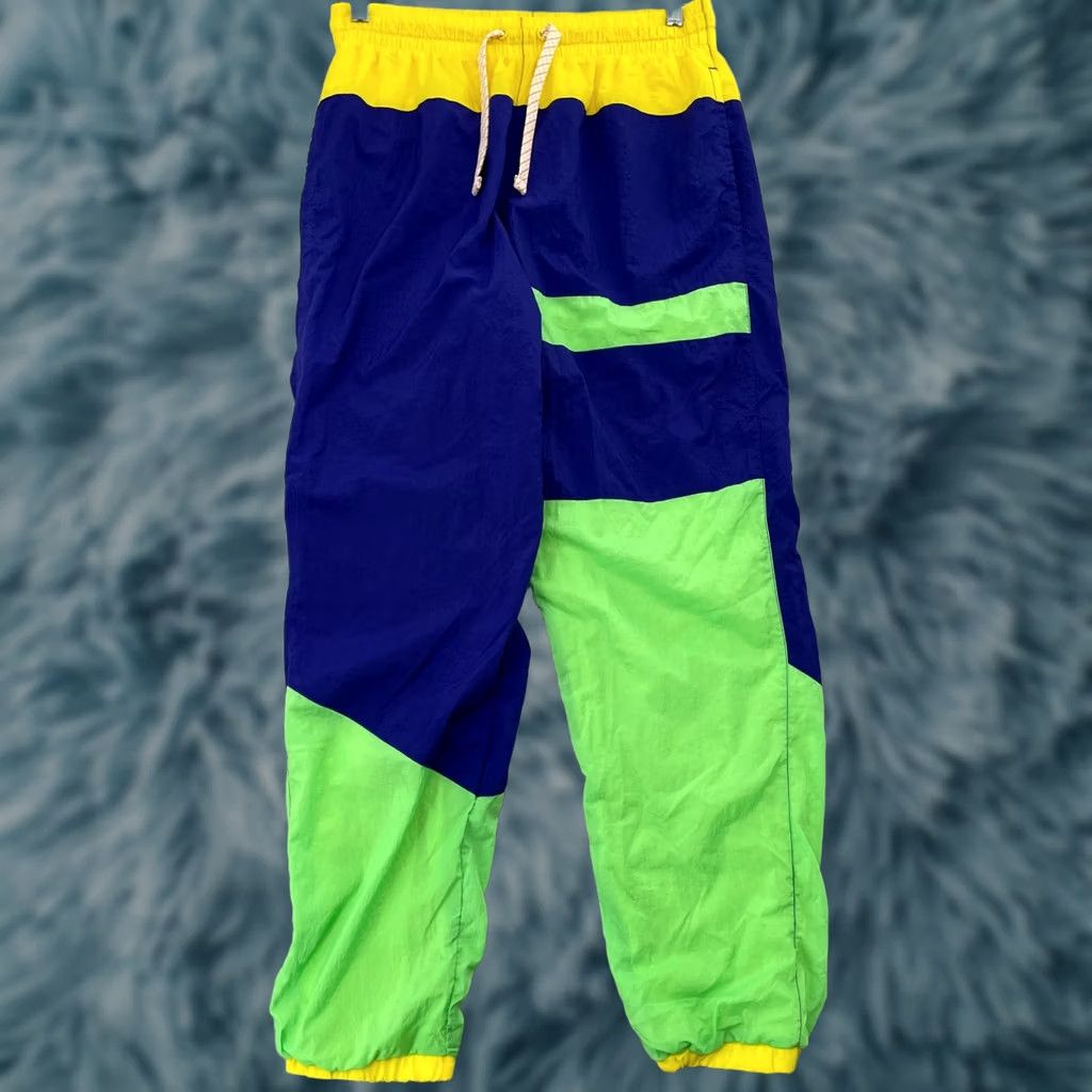 Nike Nike Pants Adult Medium Colorblock Jogger Flight Lined Pockets Logo M Mens Size US 31 - 1 Thumbnail