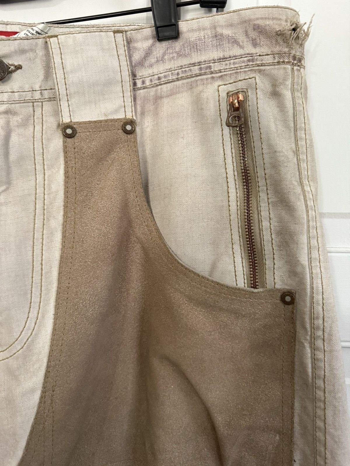 Diesel Diesel D4D-5 Waxed Canvas Double Knee Pants Size US 36 / EU 52 - 3 Thumbnail