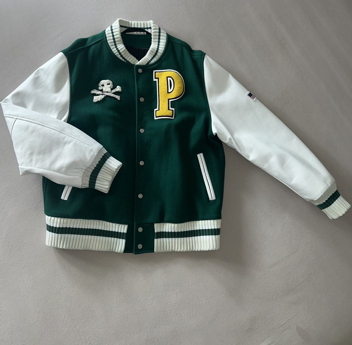 Palm Angels Palm Angels Varsity Jacket Size US XL / EU 56 / 4 - 4 Thumbnail