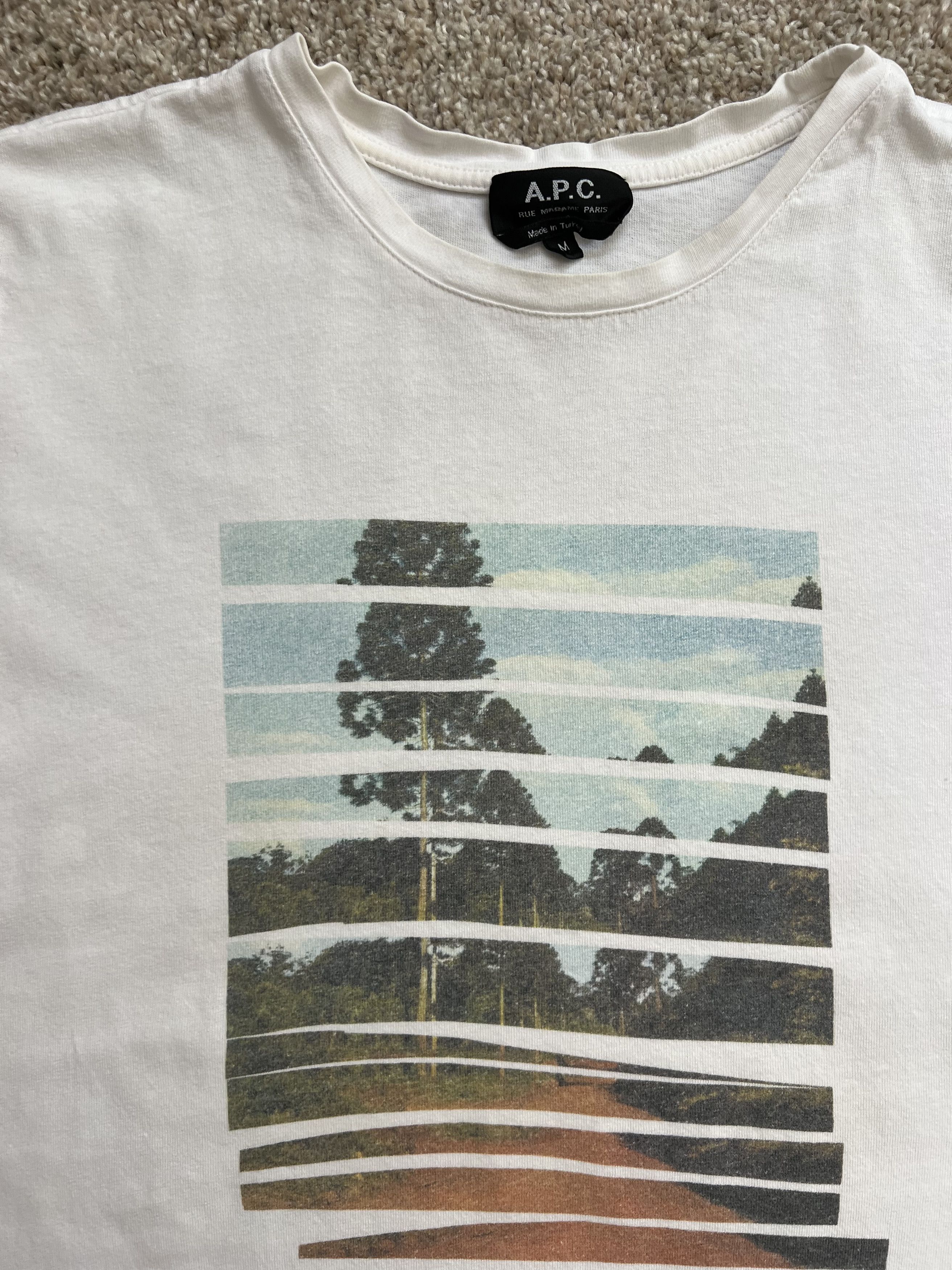 A.P.C. Graphic Tee Size US M / EU 48-50 / 2 - 2 Thumbnail