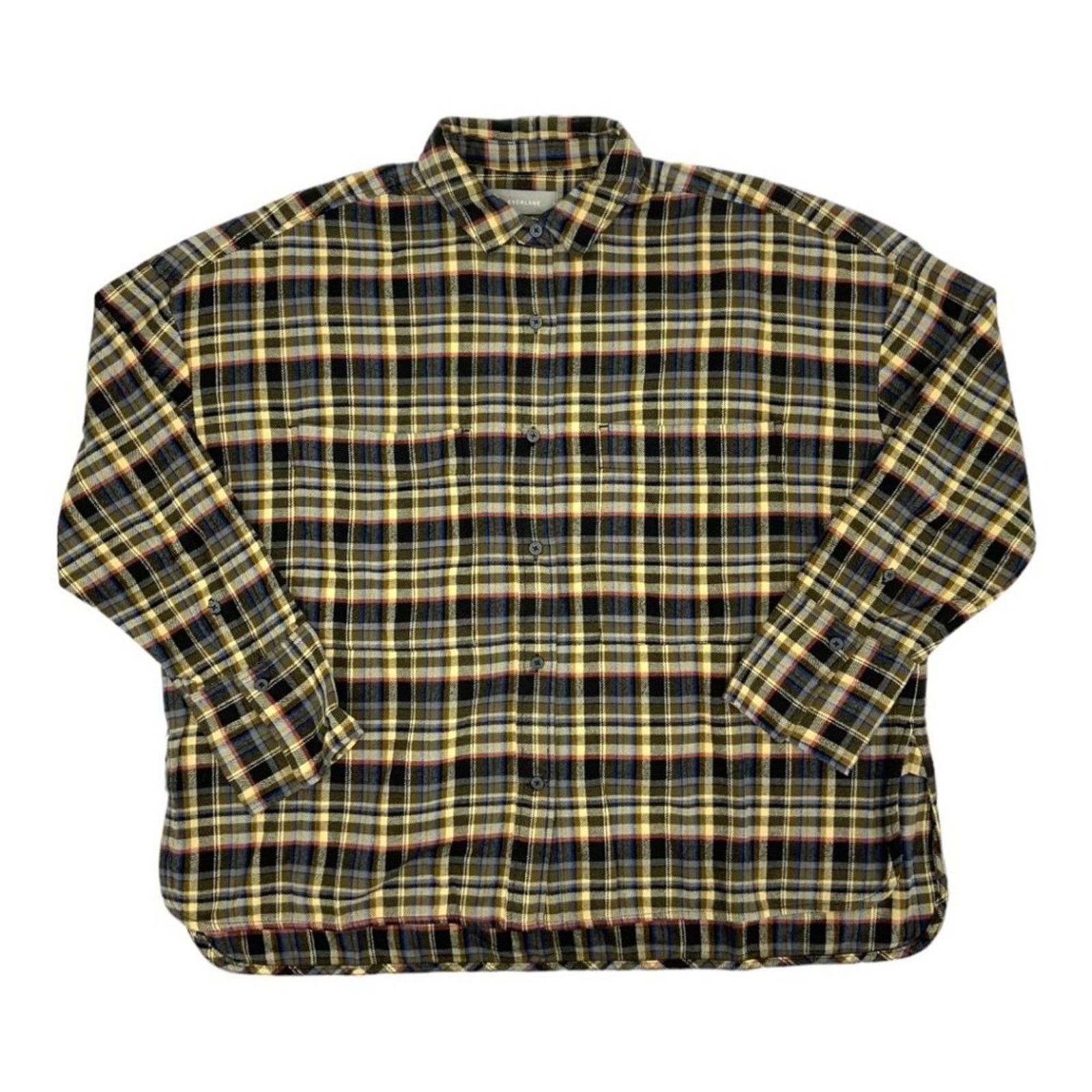 Everlane Everlane The Boxy Flannel Beech Plaid Size Small NWT $98 MSP Size S / US 4 / IT 40 - 2 Thumbnail