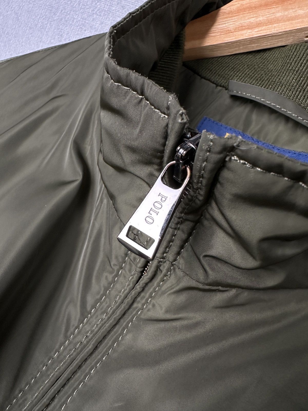 Polo Ralph Lauren POLO RALPH LAUREN Khaki Green Bomber Jacket Tartan Lined XL Size US XL / EU 56 / 4 - 9 Thumbnail