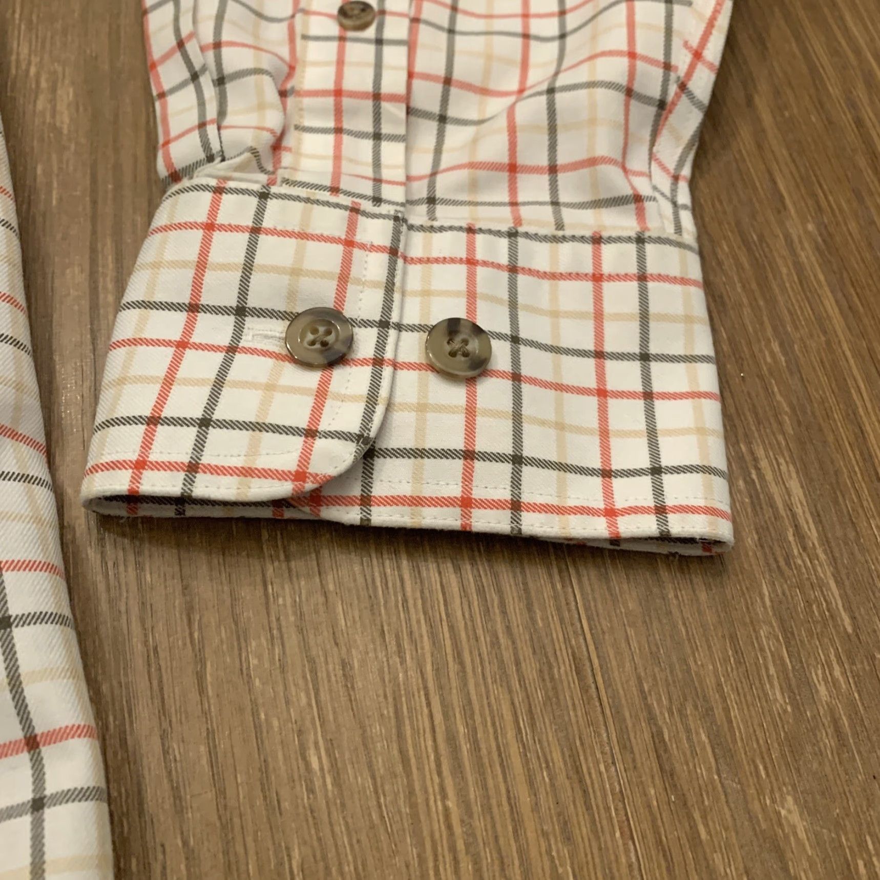 Vintage VINTAGE Cabela's Outfitter Series Check Button-Up Shirt Mens L Yellow/Grey Long Sleeve Size US L / EU 52-54 / 3 - 2 Thumbnail