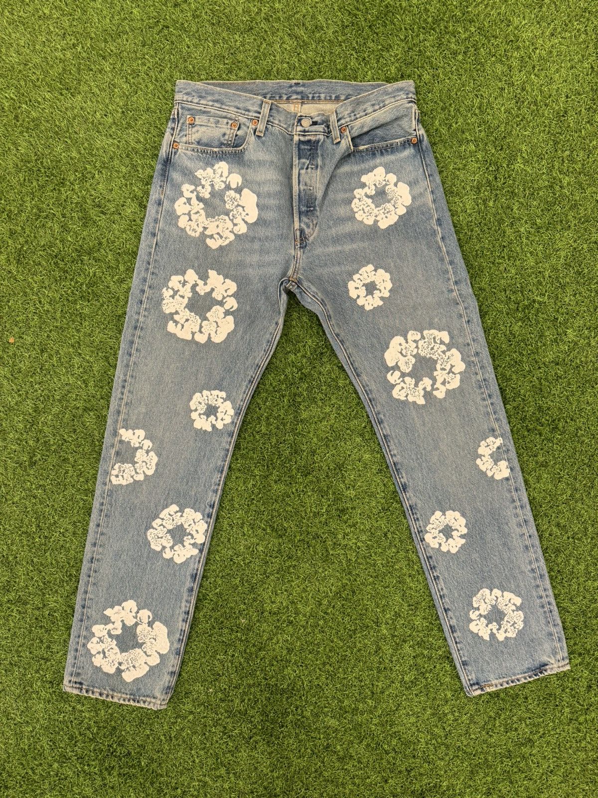 Denim Tears x Levi's Cotton Wreath Jean White main image 1