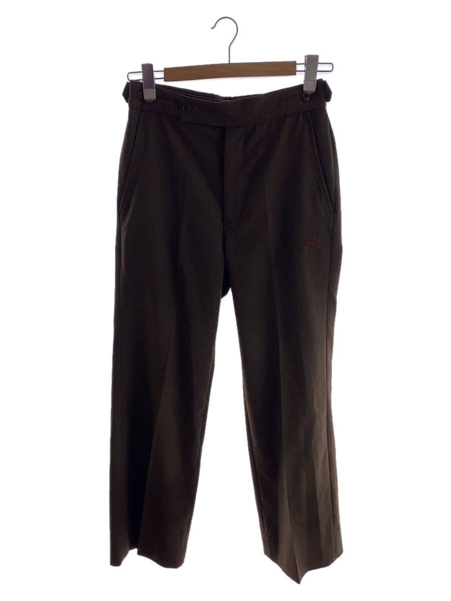 Needles Needles Side Tab Boot-Cut Polyester Trousers Brown Size US 28 / EU 44 - 1 Thumbnail