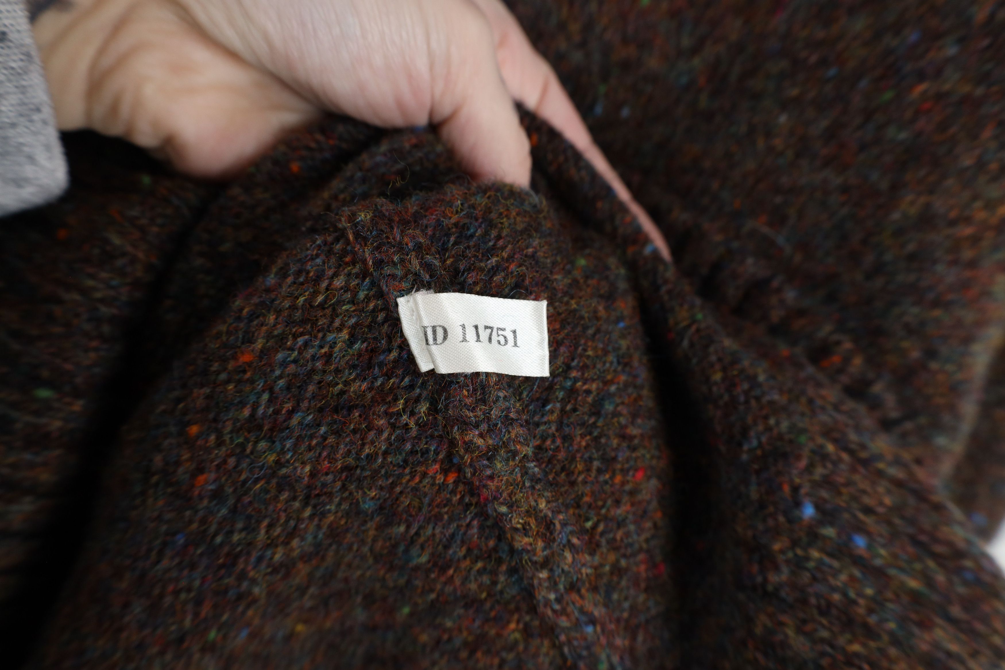 Vintage Vintage 90s Streetwear Knit Rainbow Fleck Turtleneck Sweater Size XL / US 12-14 / IT 48-50 - 10 Thumbnail
