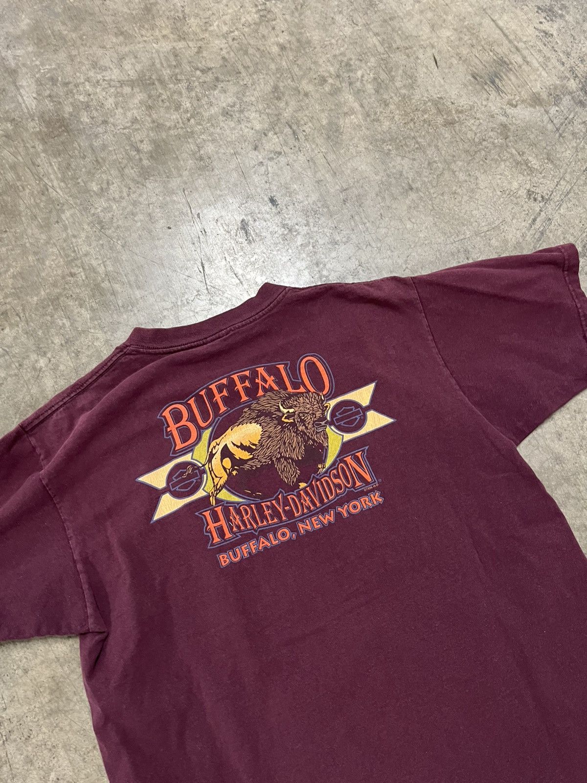 Harley Davidson × Vintage Harley Davidson vintage graphic tee hype rare skater biker Size US L / EU 52-54 / 3 - 7 Thumbnail
