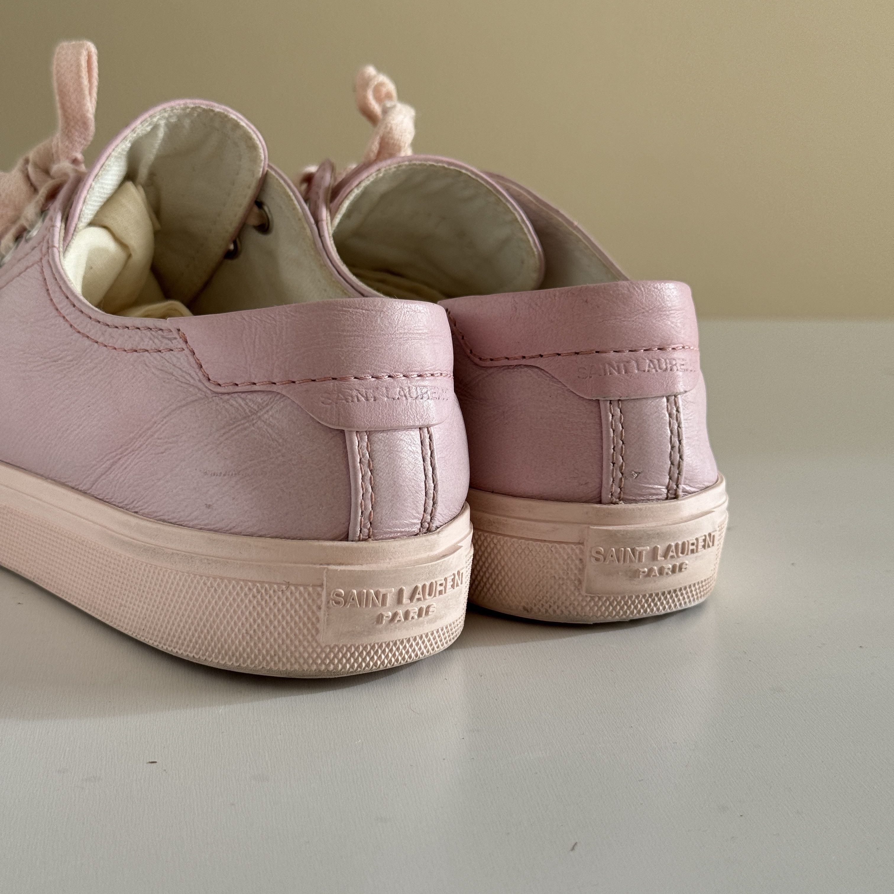 Saint Laurent Paris Saint Laurent Bedford Sneaker shoe Pink sz US 8.5 women Size US 8.5 / IT 38.5 - 3 Thumbnail