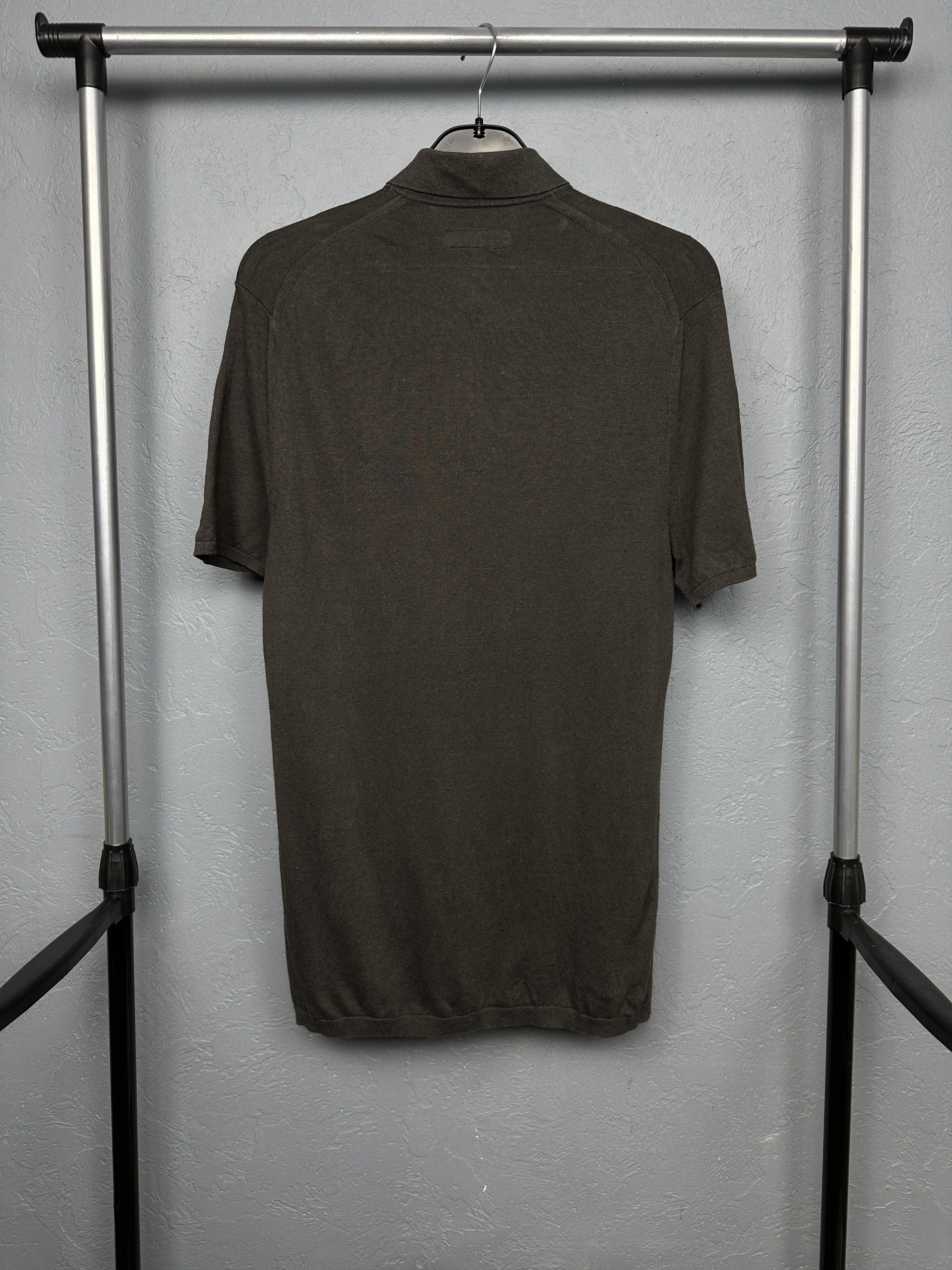 Allsaints Allsaints Mens Fade Ramskull LINEN Polo Shirt Size US M / EU 48-50 / 2 - 6 Thumbnail