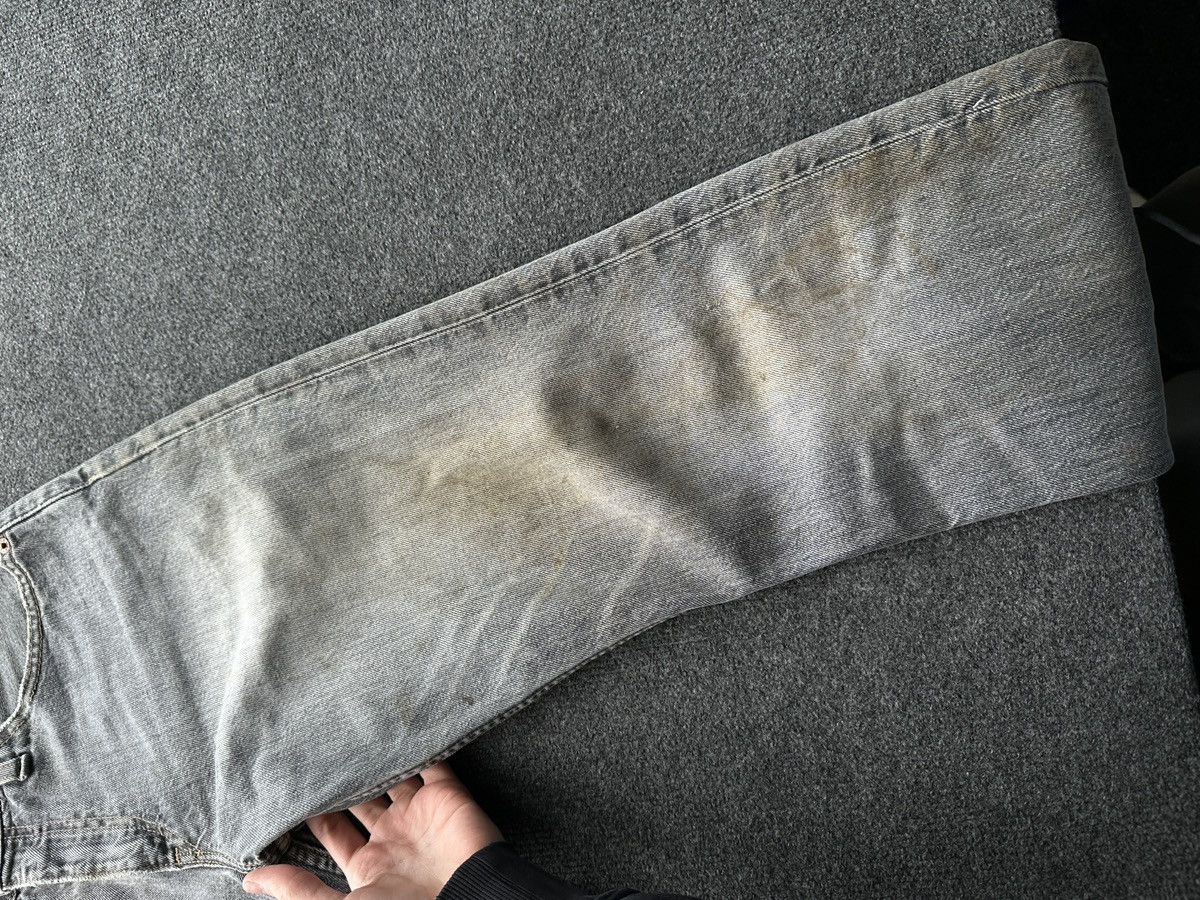 Levi's 🚨 VNTG LEVI’S 507 DISSTRESSED GRAY PAINTED WASHED Size US 29 - 5 Thumbnail