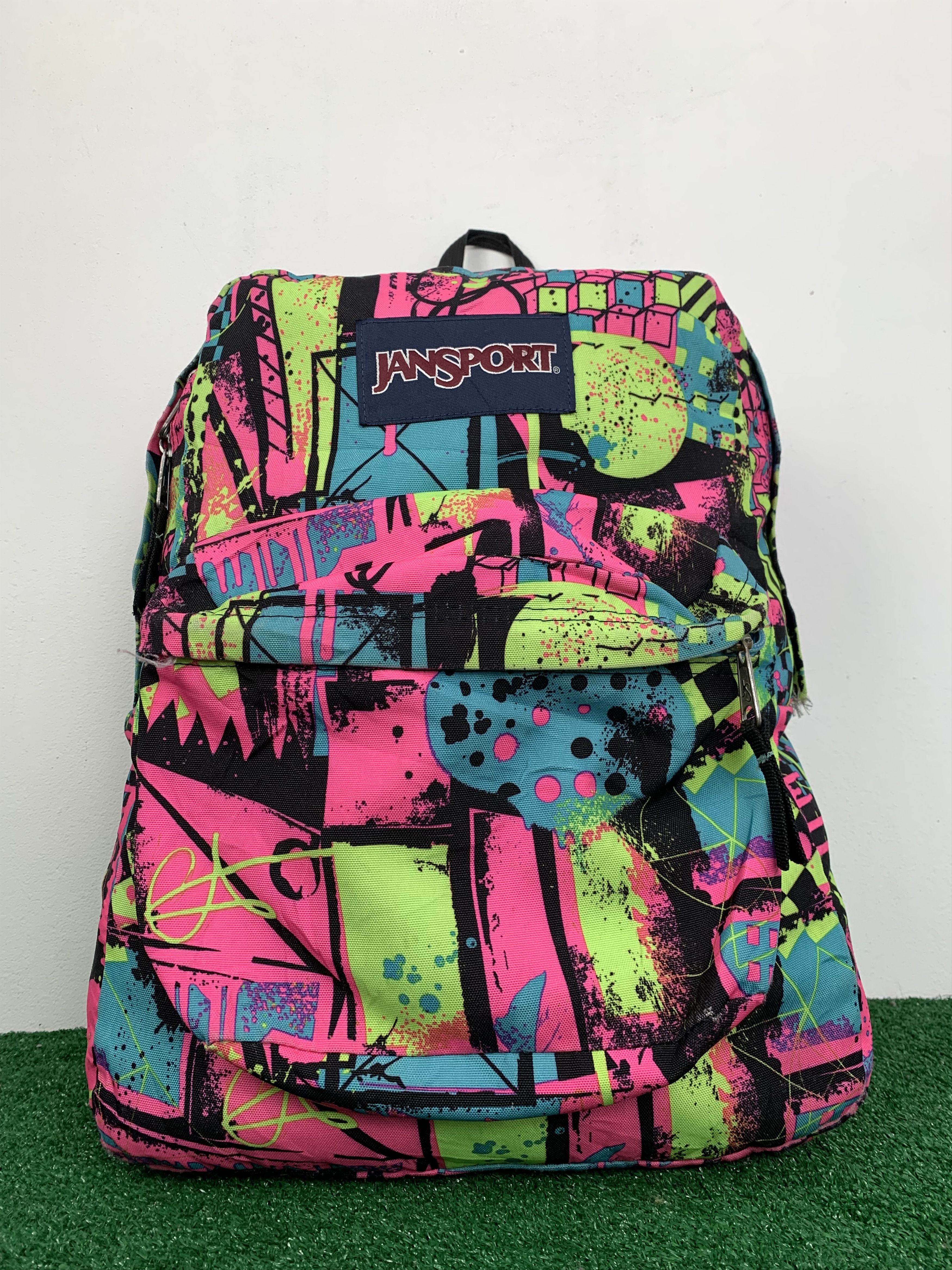 Multicolor Vintage 90's deals Old School JANSPORT backpack