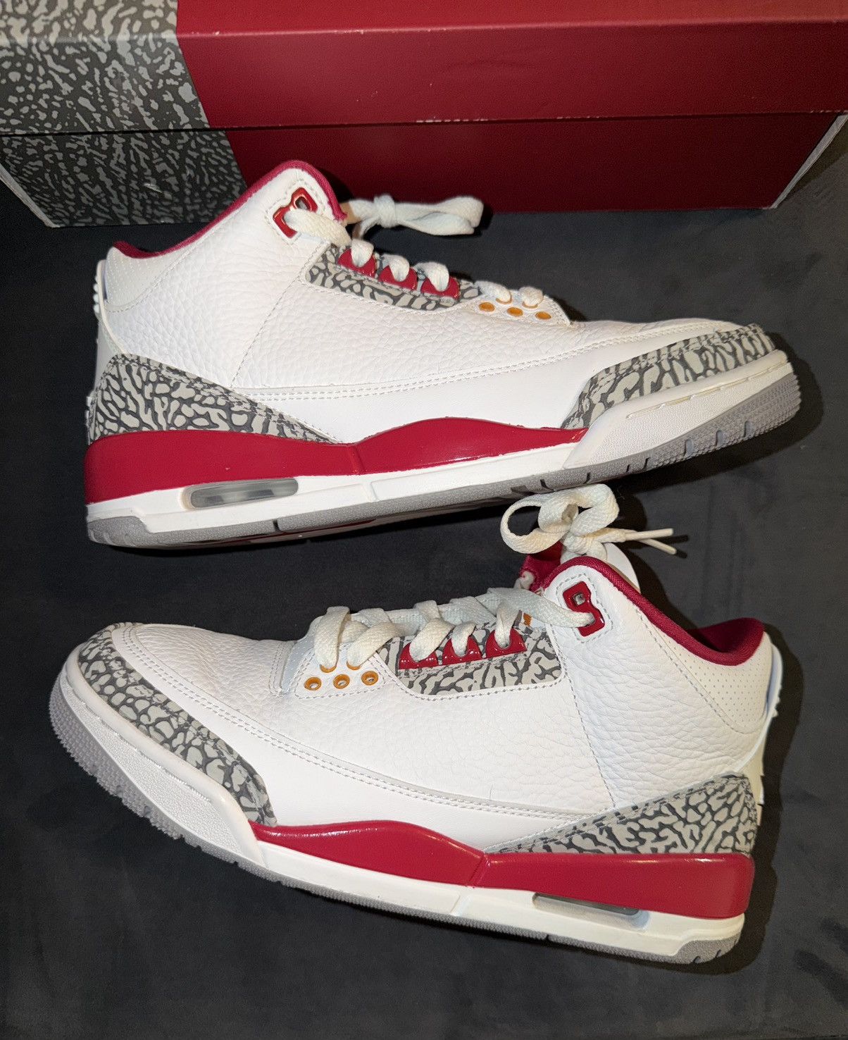 Jordan Brand Jordan 3 Retro ‘Cardinal Red’ Size 8M Size US 8 / EU 41 - 1 Thumbnail