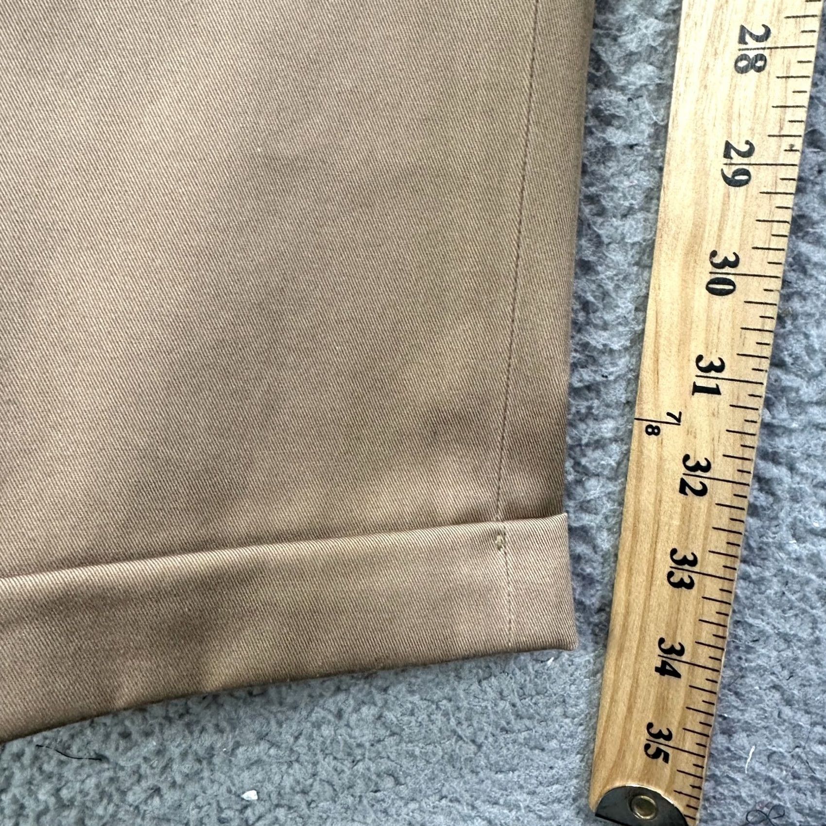 Vintage L.L. Bean Pants Mens 44 Tan Dress Chinos Natural Fit Flat Front Flap Pockets NEW Mens 44 Tan Chinos Flat Front Size US 44 / EU 60 - 7 Thumbnail