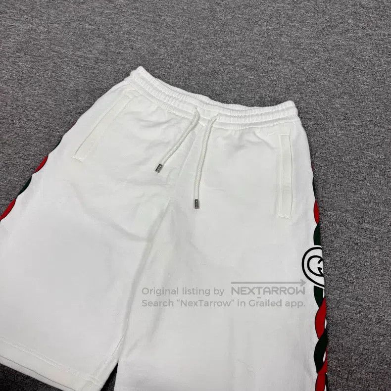 Gucci Gucci Size XS Red and green floral print drawstring shorts Size US 29 - 3 Thumbnail