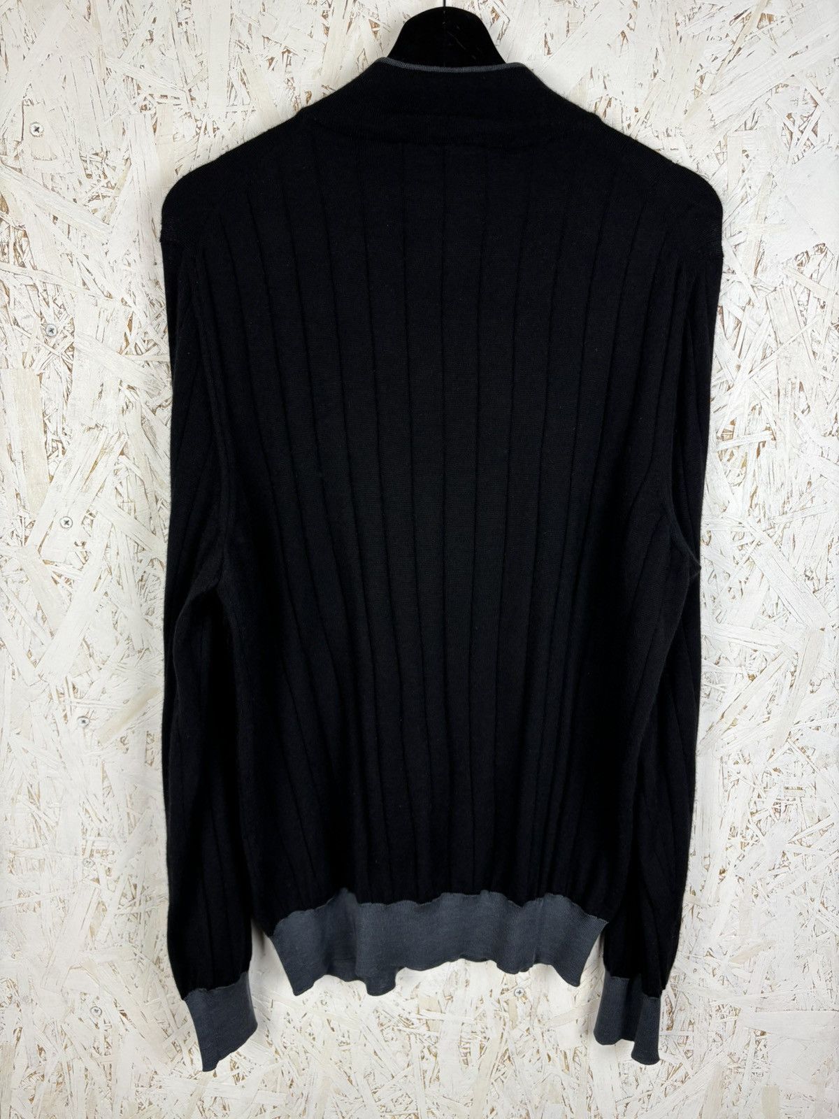 Louis Vuitton Louis Vuitton Cashmere Wool Ribbed Henley Knit Sweater L Size US L / EU 52-54 / 3 - 4 Thumbnail