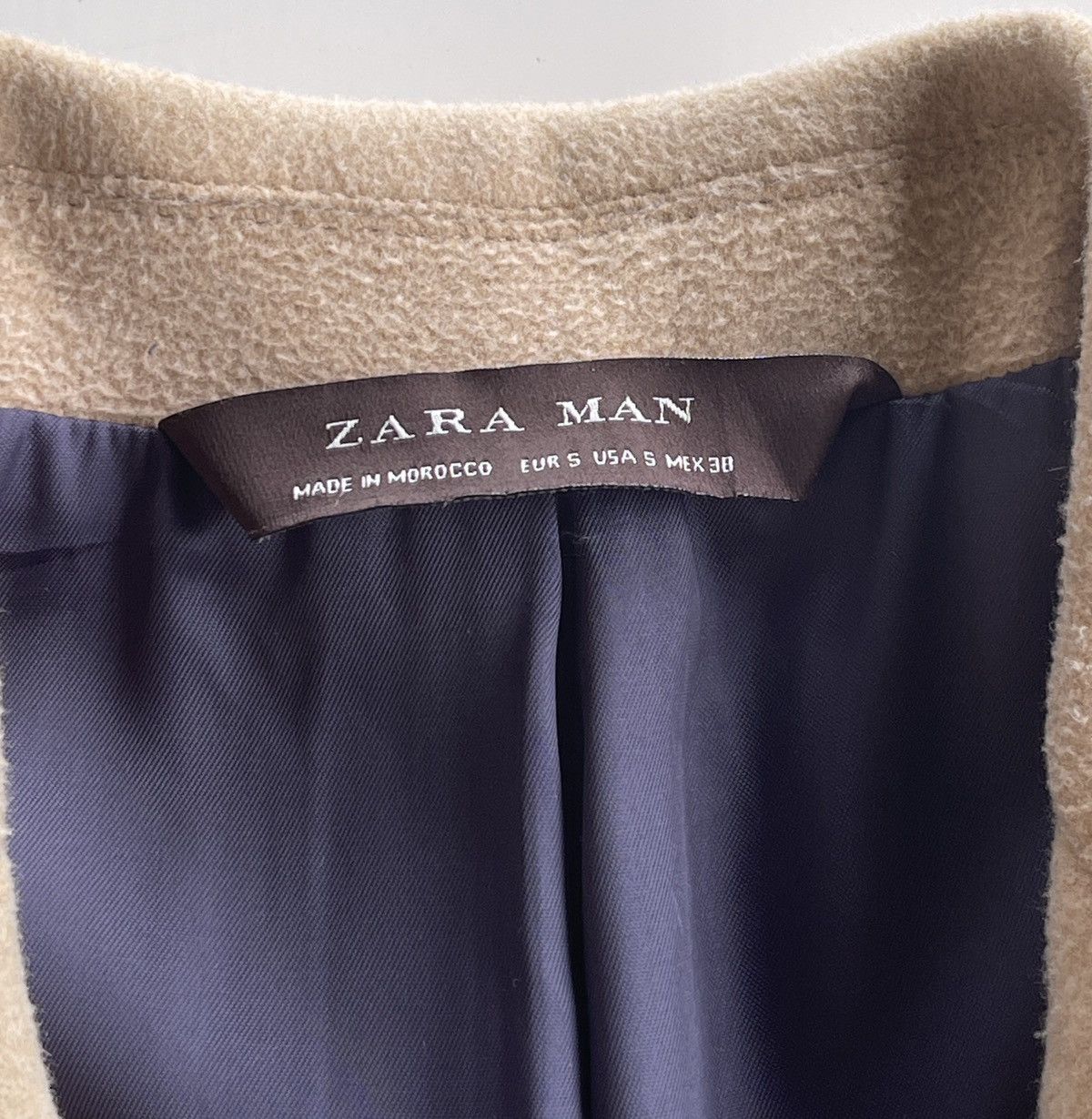 Zara Zara Man Sand Beige Overcoat Size US S / EU 44-46 / 1 - 7 Thumbnail