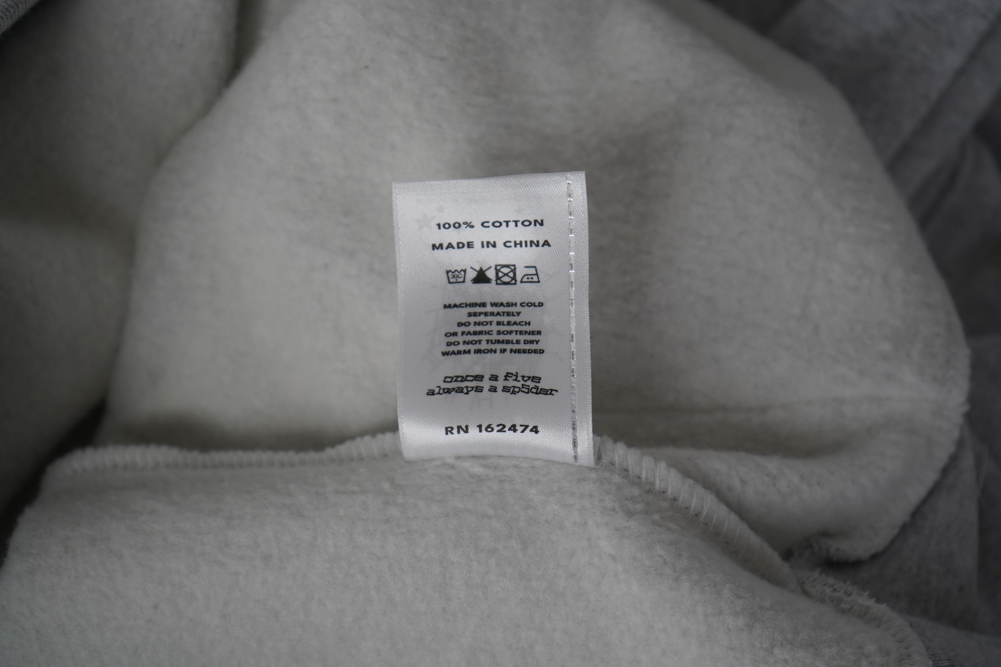 Sp5der Sp5der - Souvenir Hoodie (I Love Sp5der) - Heather Grey, S Size US S / EU 44-46 / 1 - 9 Thumbnail