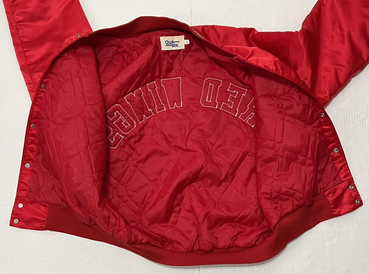 Chalk Line Vintage 90s Detroit Red Wings Chalk Line Jacket L Spellout Size US L / EU 52-54 / 3 - 3 Thumbnail