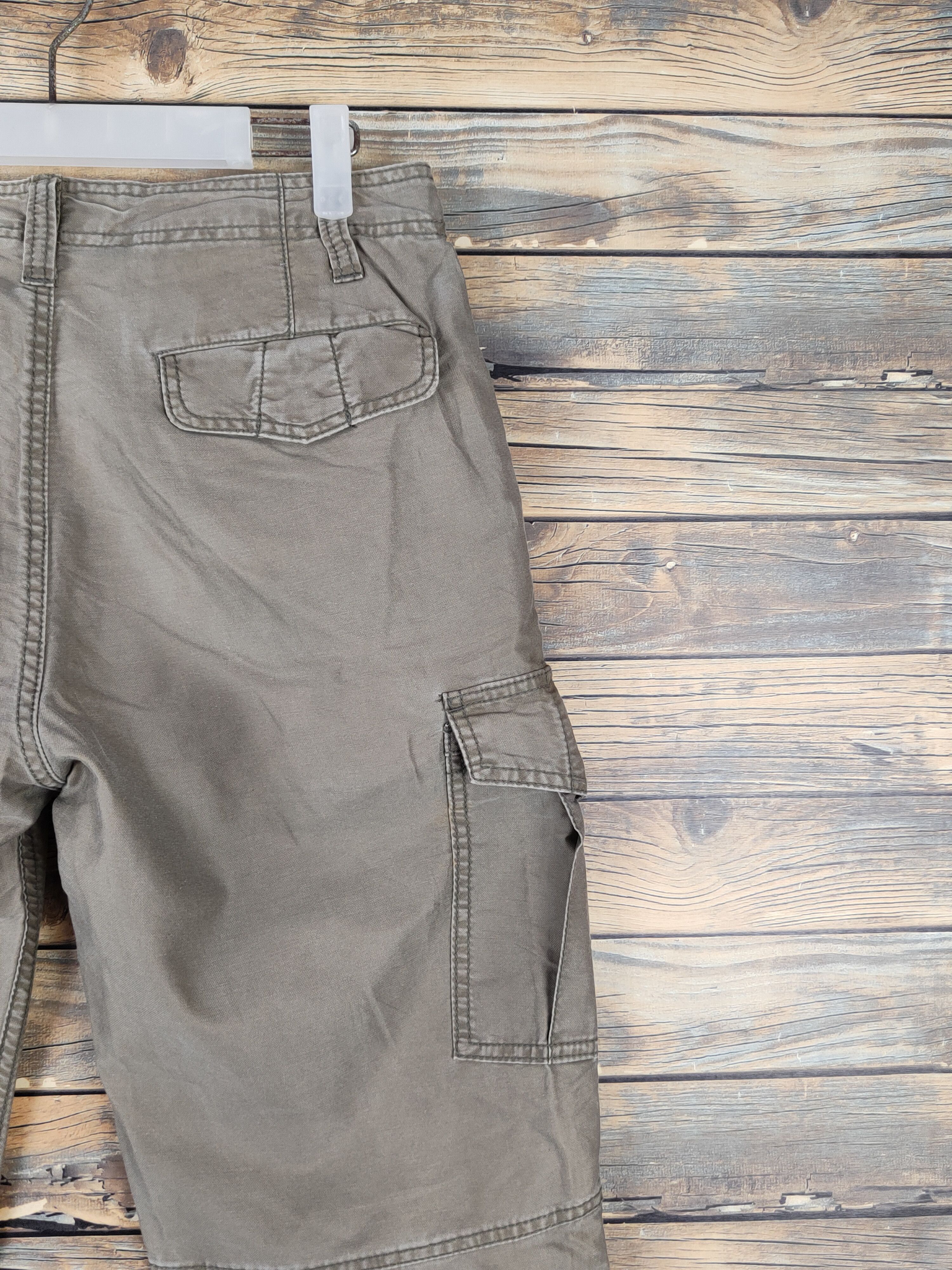 Japanese Brand Back Number Olive Multipocket Tactical Cargo Pants #W1062 Size US 29 - 11 Thumbnail