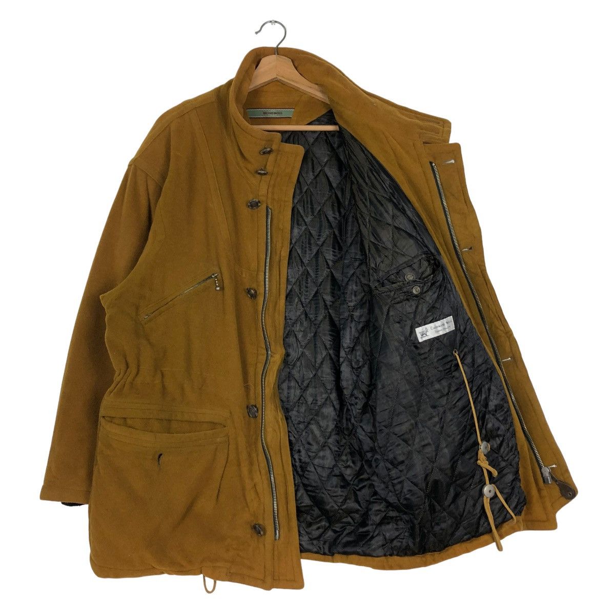 Hugo Boss 🔥VINTAGE HUGO BOSS MADE IN ITALY BIKER JACKET MULTI POCKETS Size US M / EU 48-50 / 2 - 13 Thumbnail