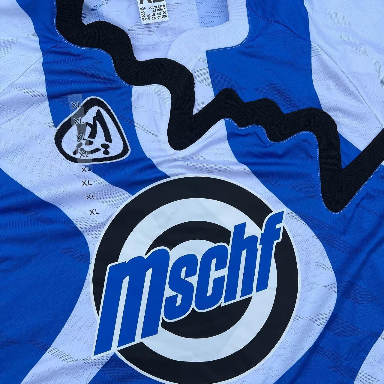 MSCHF MSCHF Wavy Detergent Wavy Blue Jersey Size XL DEADSTOCK Size US XL / EU 56 / 4 - 3 Thumbnail