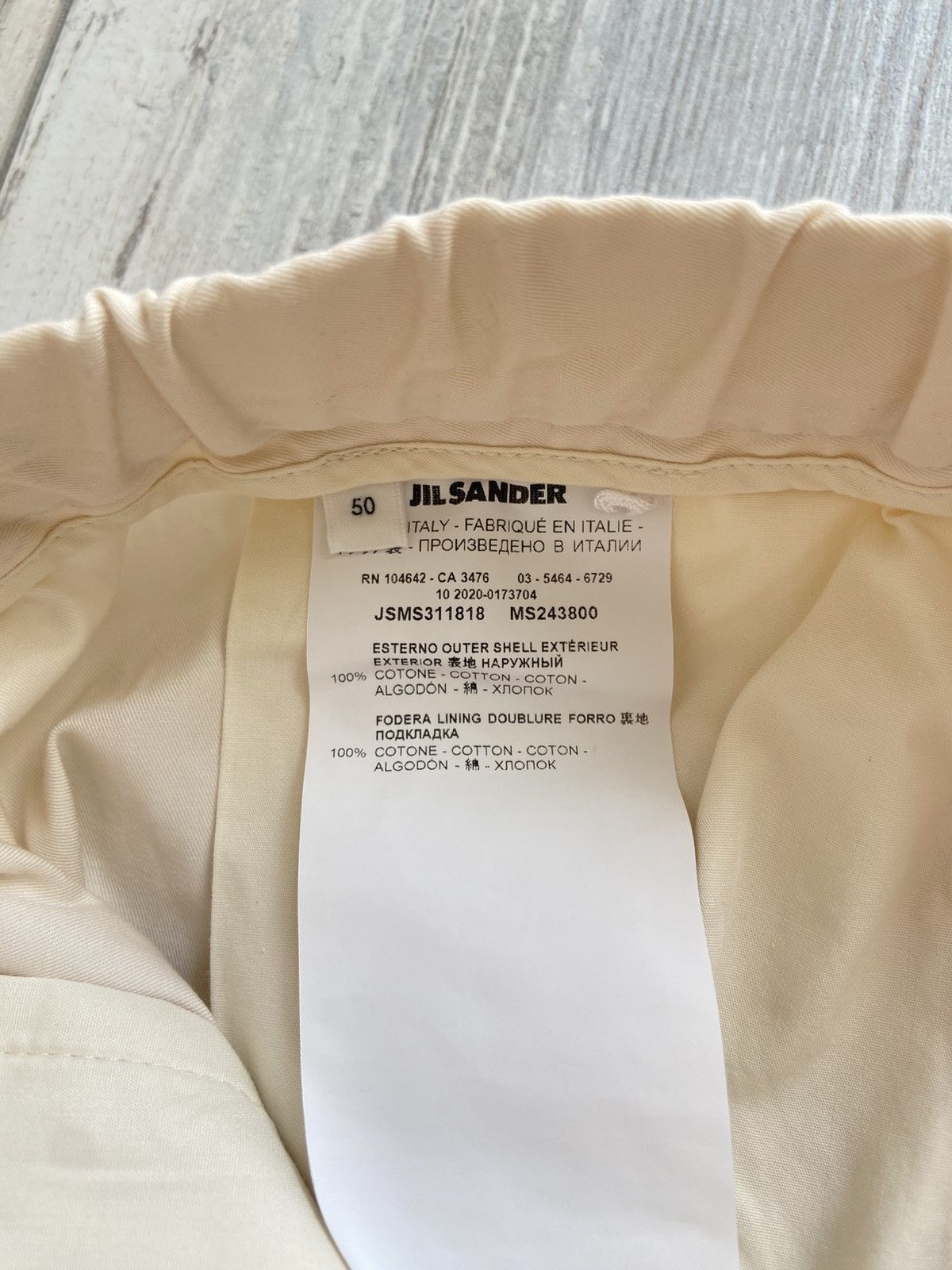 Jil Sander Jil Sander Cotton Pants Size US 38 / EU 54 - 4 Thumbnail