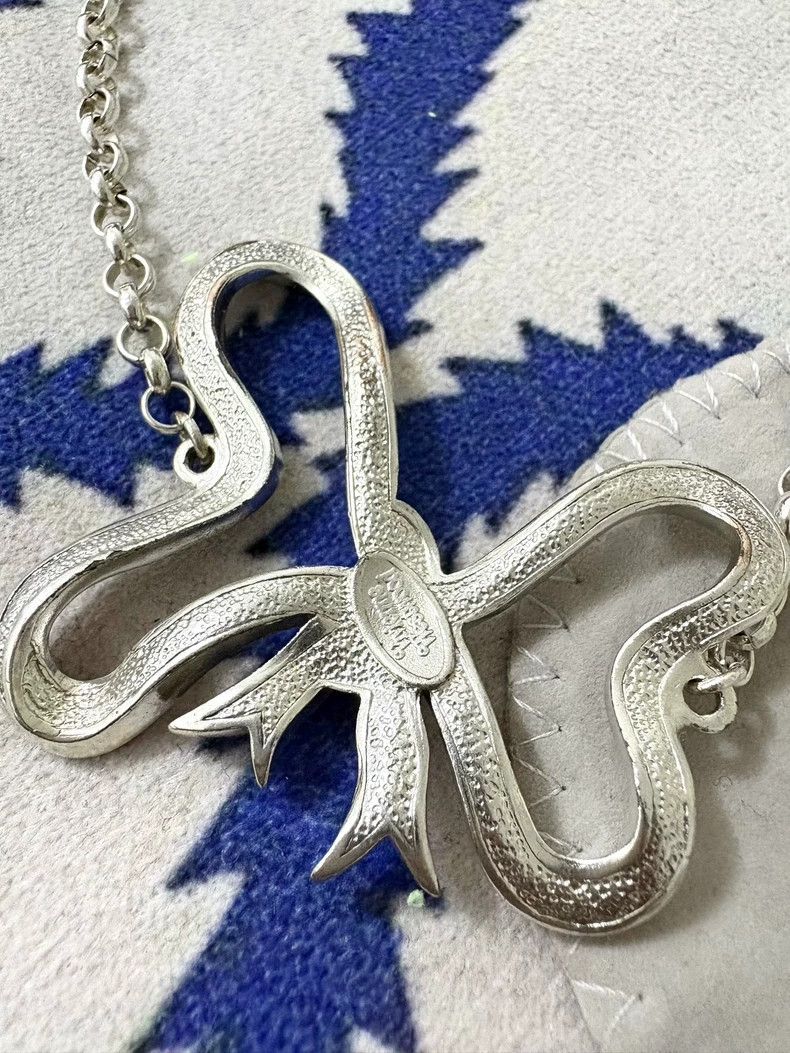 Vivienne Westwood Vivienne Westwood Butterfly Knot Necklace, Large Size ONE SIZE - 6 Thumbnail