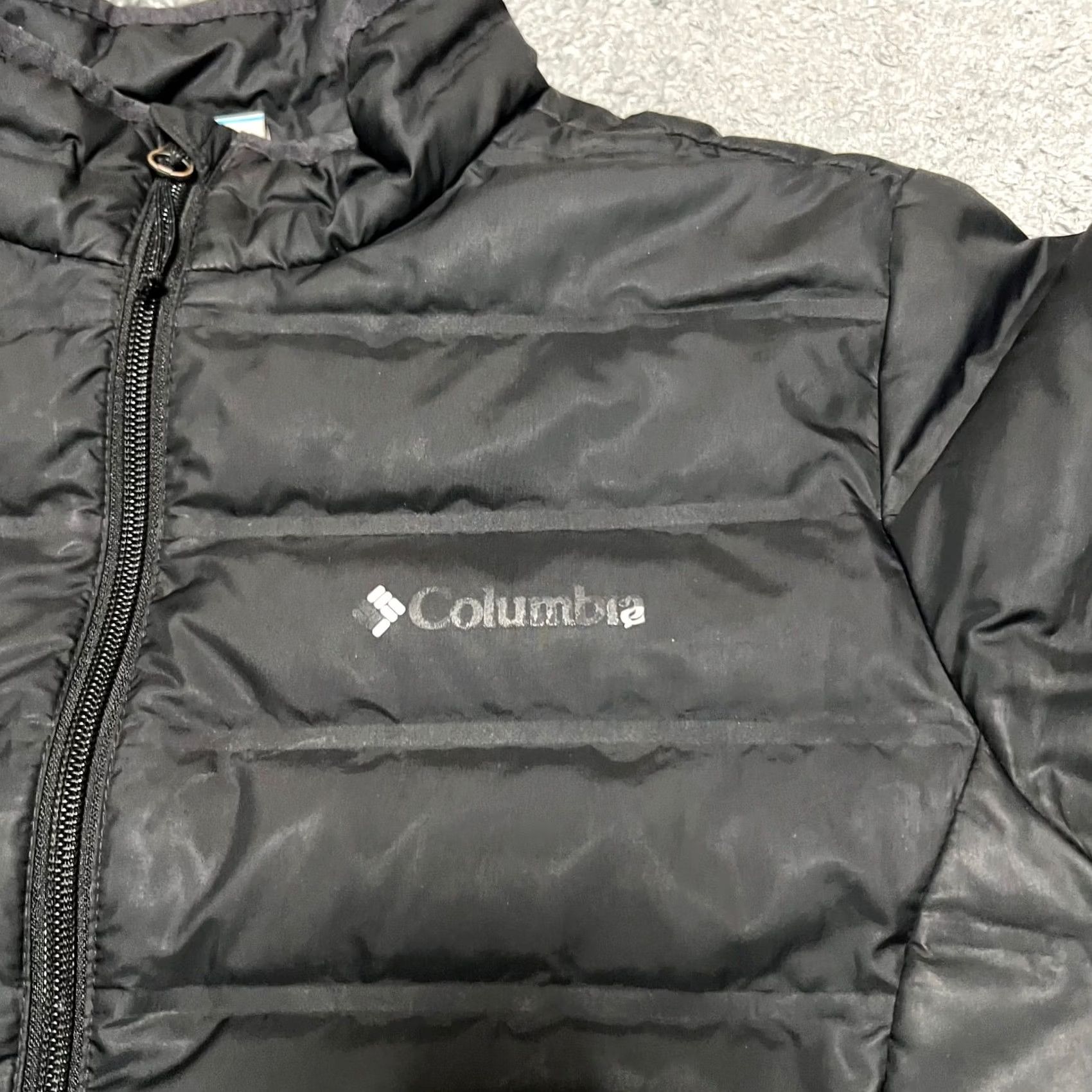 Vintage Columbia Puffer Jacket Womens M Down Black Coat Wearing Jacket Size M / US 6-8 / IT 42-44 - 2 Thumbnail