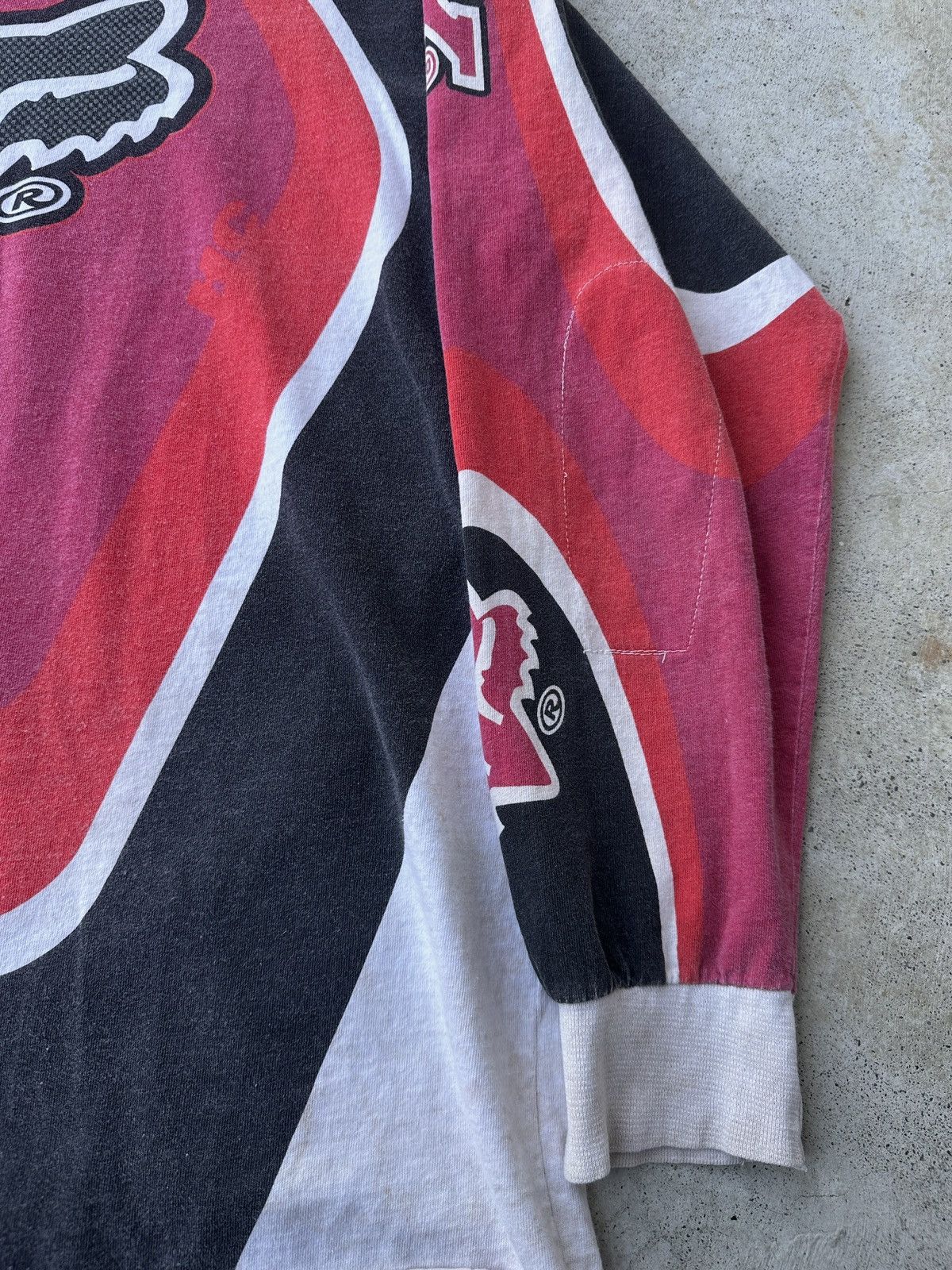Fox Racing Fox Dirt bike Racing Trashed mud splatter long sleeve tee Size US XL / EU 56 / 4 - 4 Thumbnail