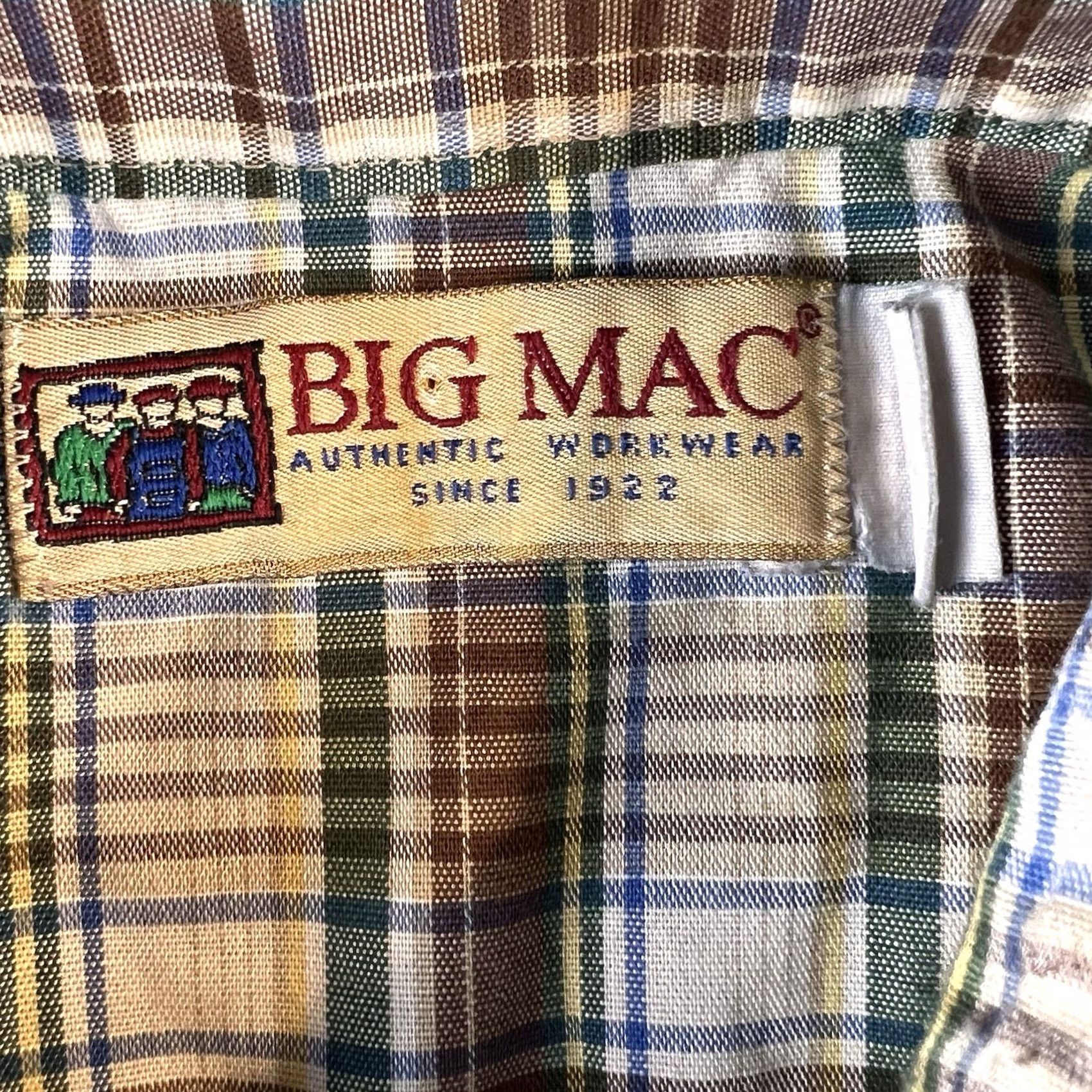 Vintage VTG Big Mac Plaid Shirt Mens 3XL Short Sleeve Western READ Size US XXL / EU 58 / 5 - 3 Thumbnail