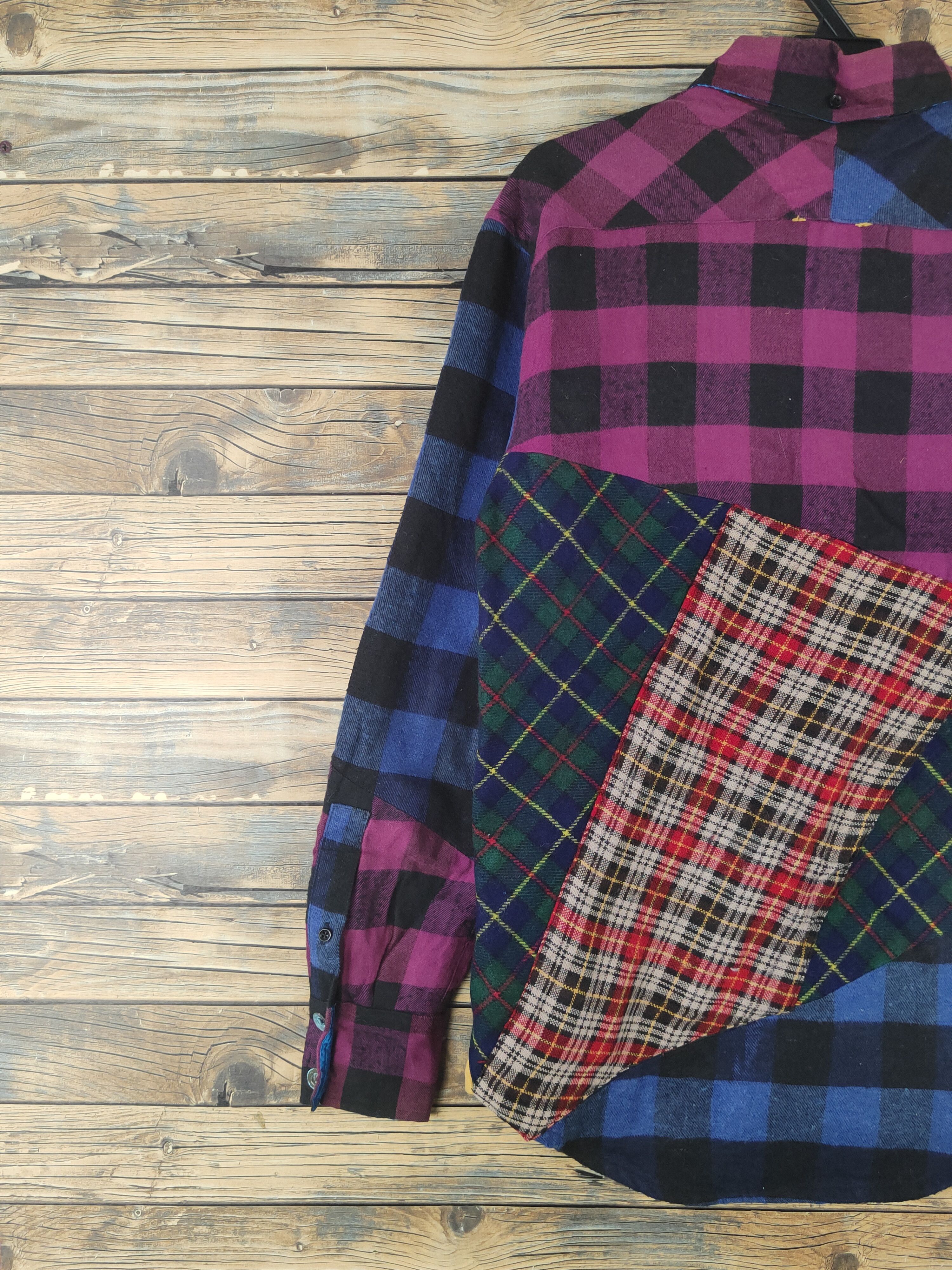 Japanese Brand DL Sabit patchwork japan vintage jacket #761 Size US S / EU 44-46 / 1 - 11 Thumbnail
