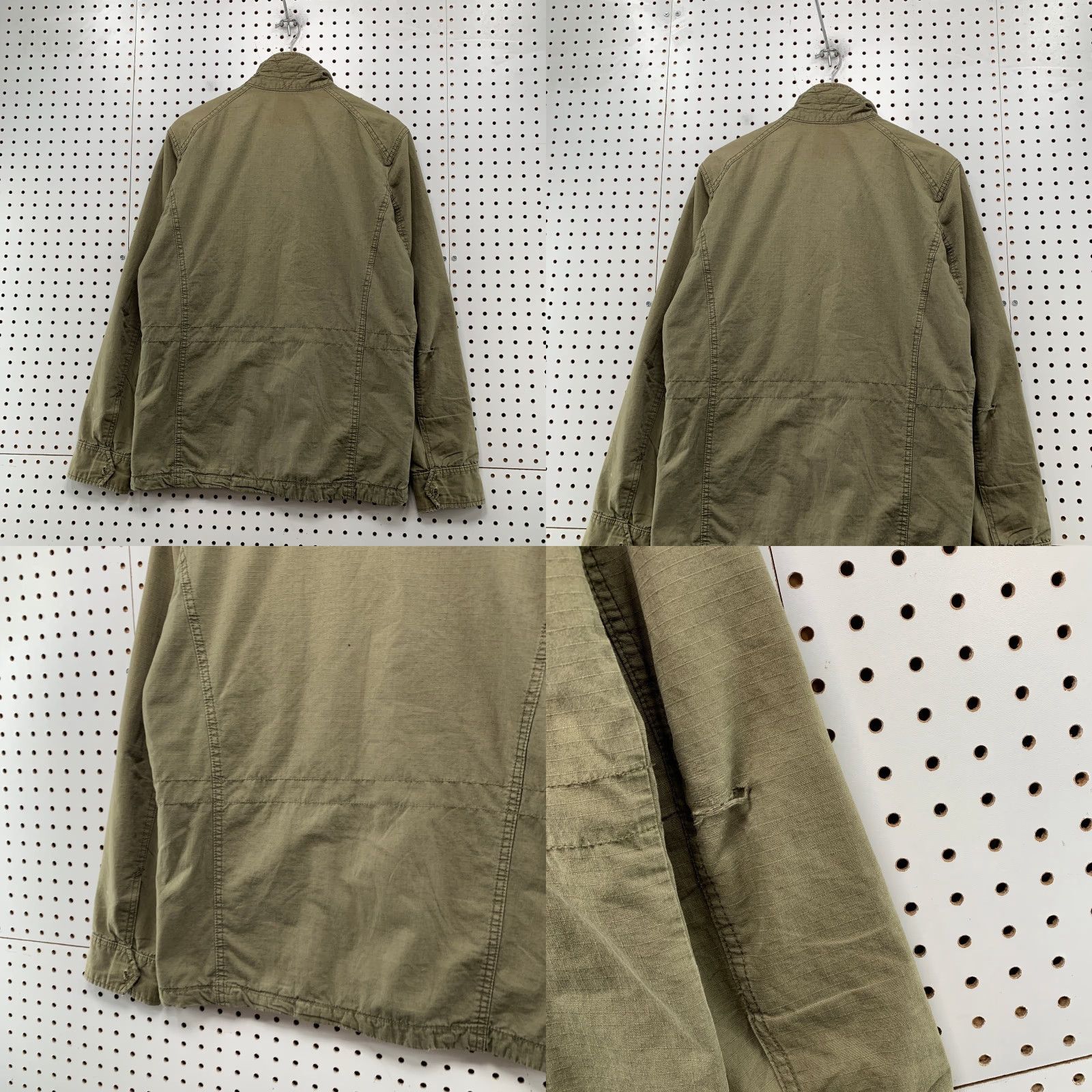 American Eagle Outfitters American Eagle Jacket Mens Small Green Army Field Coat Rip Stop Military Size US S / EU 44-46 / 1 - 9 Thumbnail