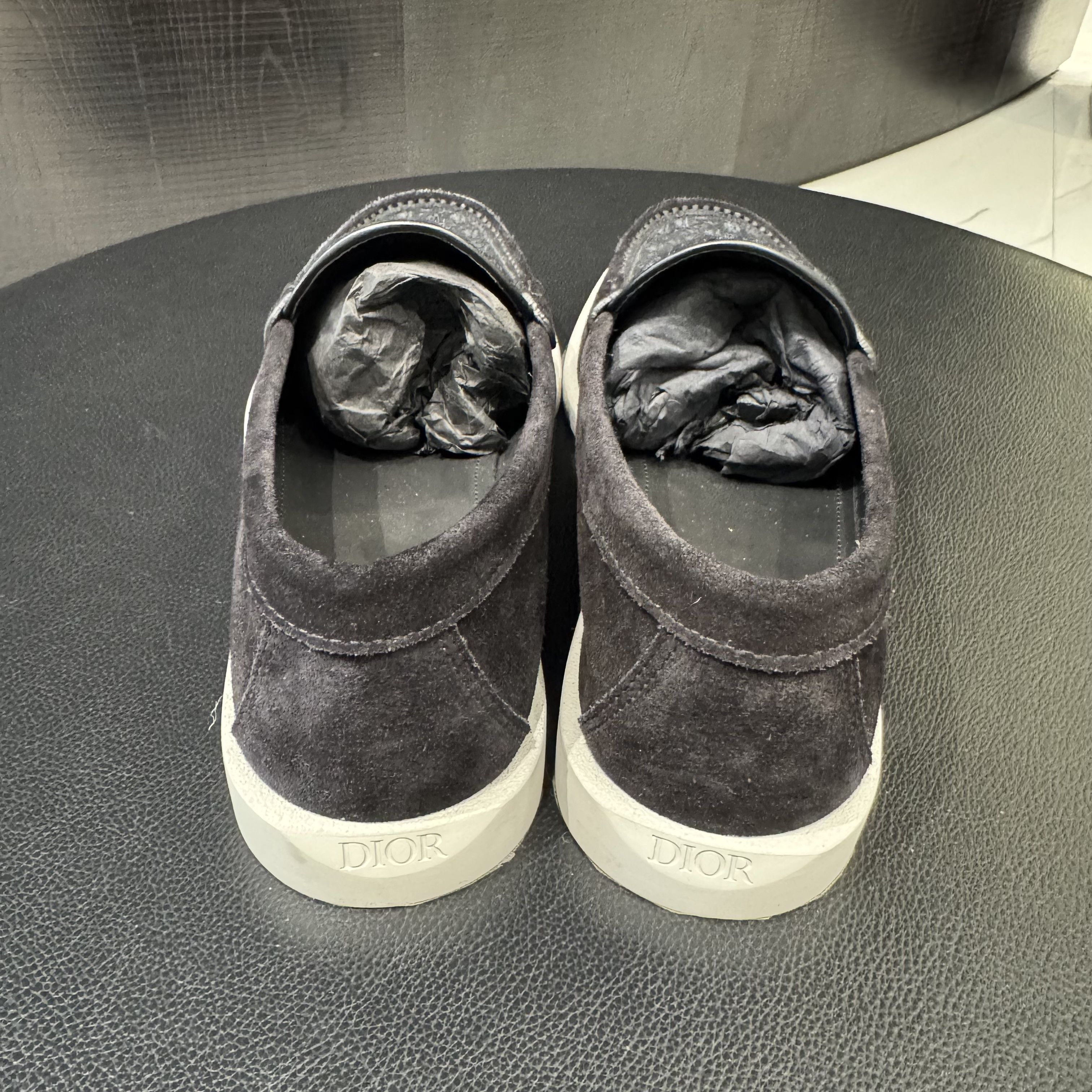 Dior NIB Granville Oblique Suede Loafers - Black, 41 Size US 8 / EU 41 - 5 Thumbnail