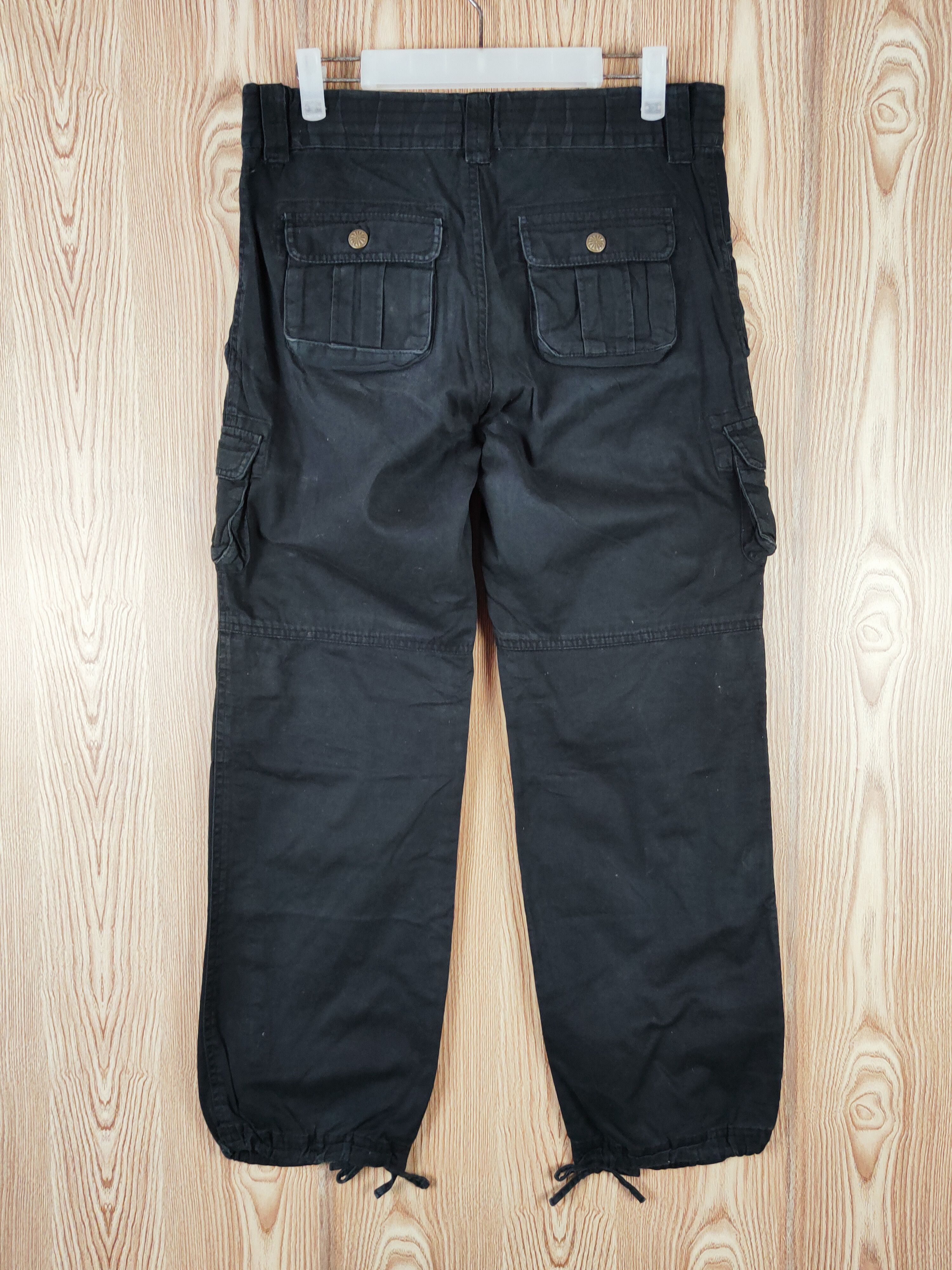 Japanese Brand Japanese Brand Black Multipocket Tactical Cargo Pants #W196 Size US 30 / EU 46 - 7 Thumbnail