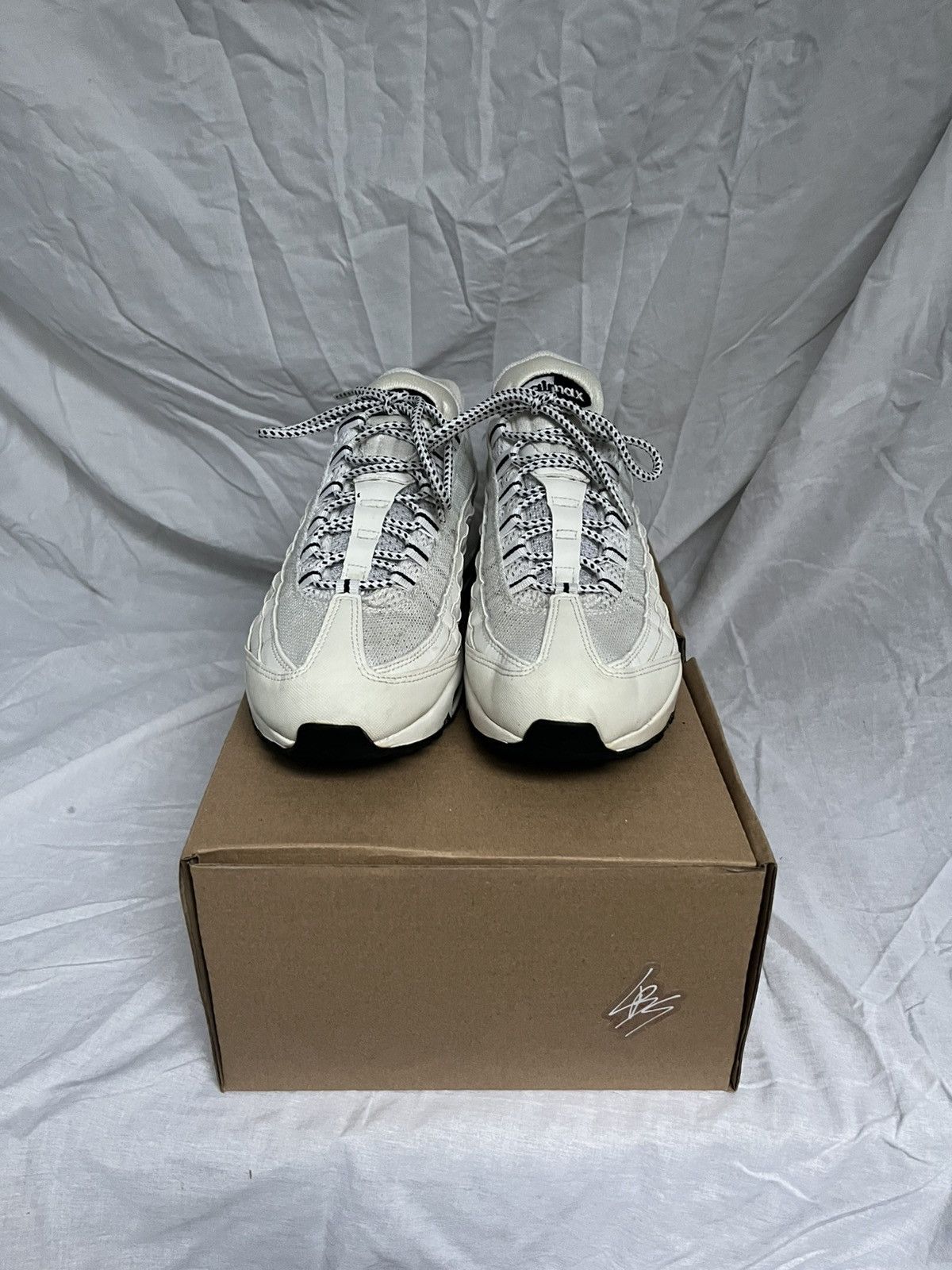 Nike Nike Air Max 95 « White Black »🔳 Size US 9 / EU 42 - 2 Thumbnail