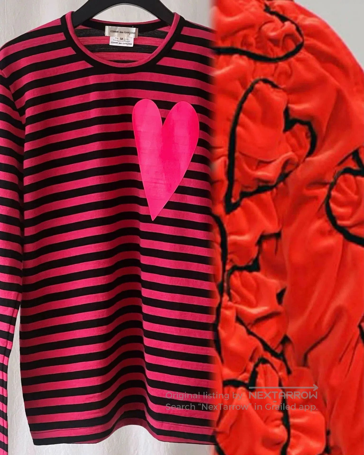 Comme des Garcons CDG Comme des Garçons Heart Knit Sweater. Size M / US 6-8 / IT 42-44 - 9 Thumbnail