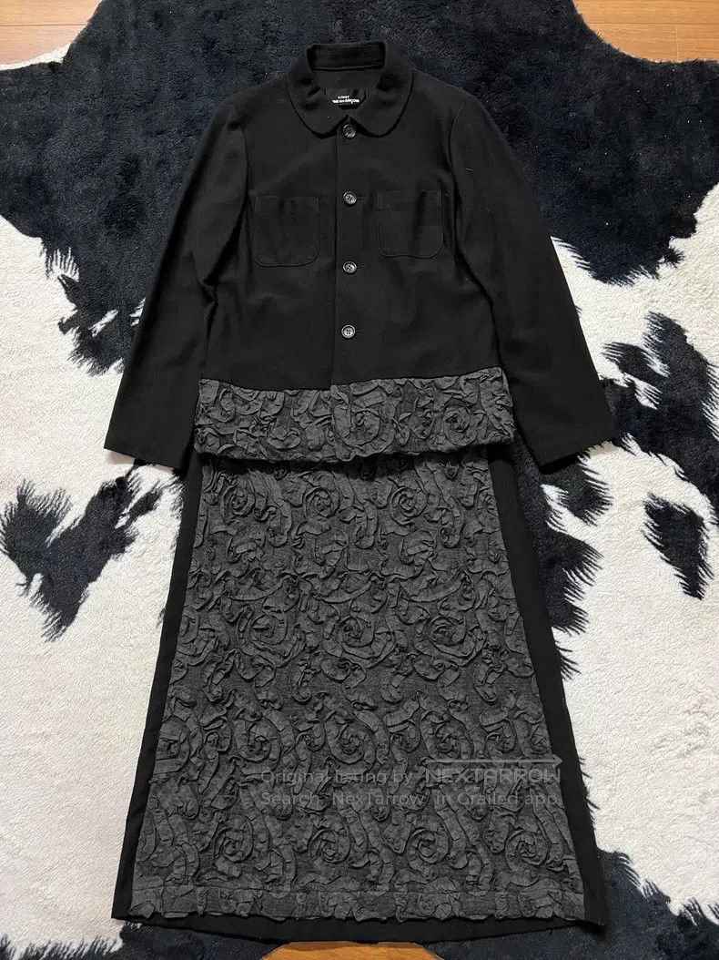 Comme des Garcons Comme des Garcons Three-dimensional rose wool suit Size M / US 6-8 / IT 42-44 - 2 Thumbnail