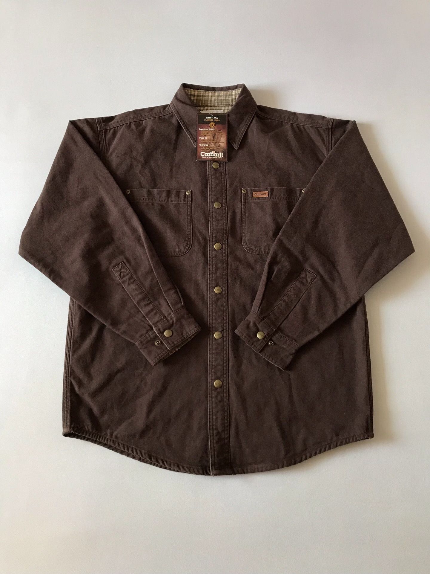 Carhartt Carhartt S96 DKB Canvas Shirt Jacket Size US M / EU 48-50 / 2 - 1 Thumbnail