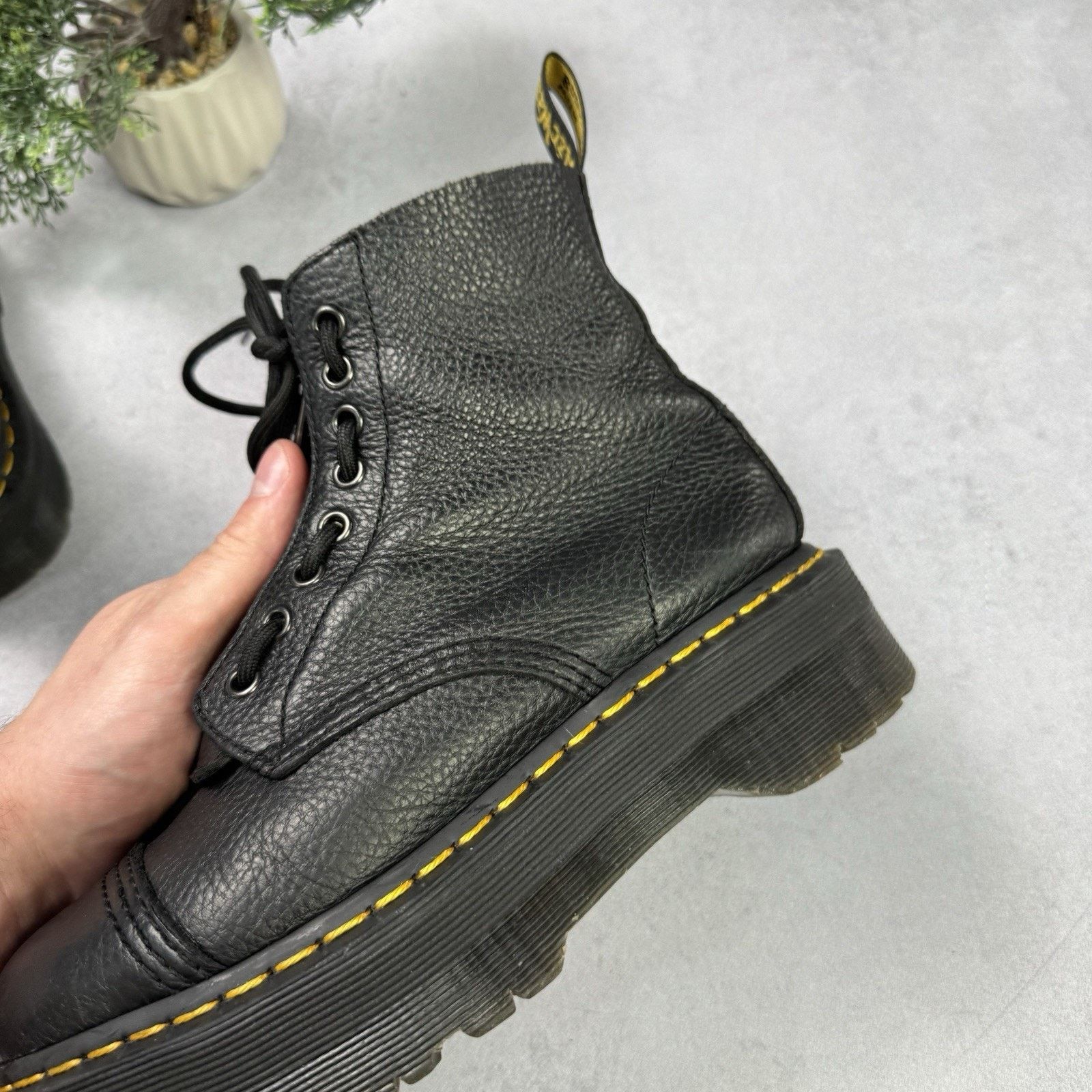 Dr. Martens Dr Martens Sinclair Chuncky Boots Women Size US 7 38 Black Size US 7 / IT 37 - 13 Thumbnail