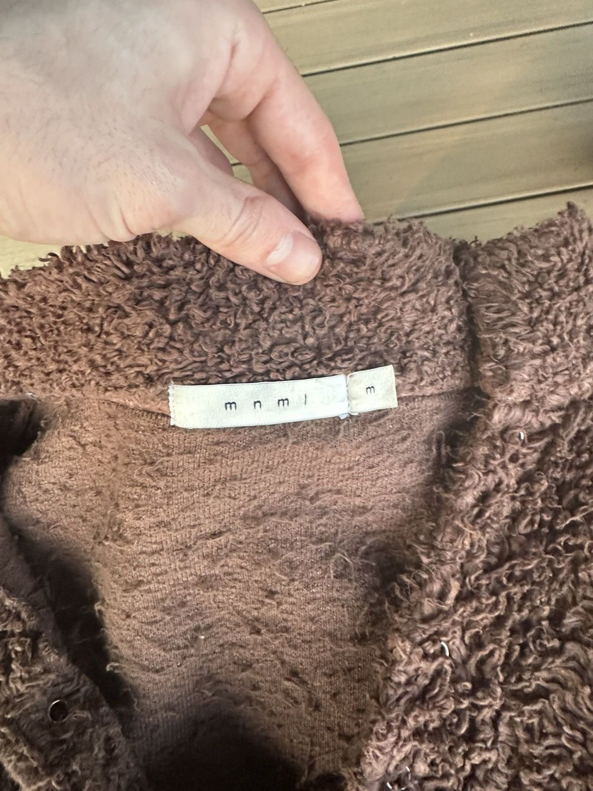 MNML mnml fur sweater brown Size US M / EU 48-50 / 2 - 3 Thumbnail