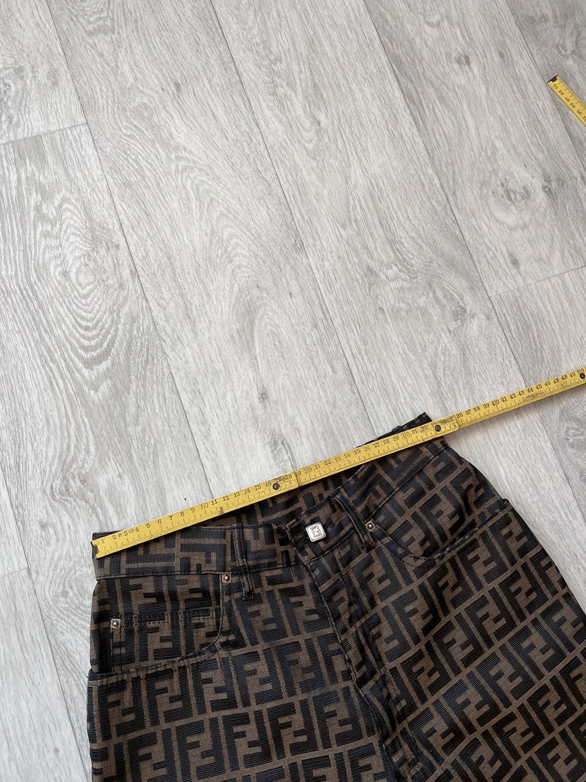 Fendi Vintage Fendi Zucca Monogram Pants 90s Size 29" - 13 Thumbnail