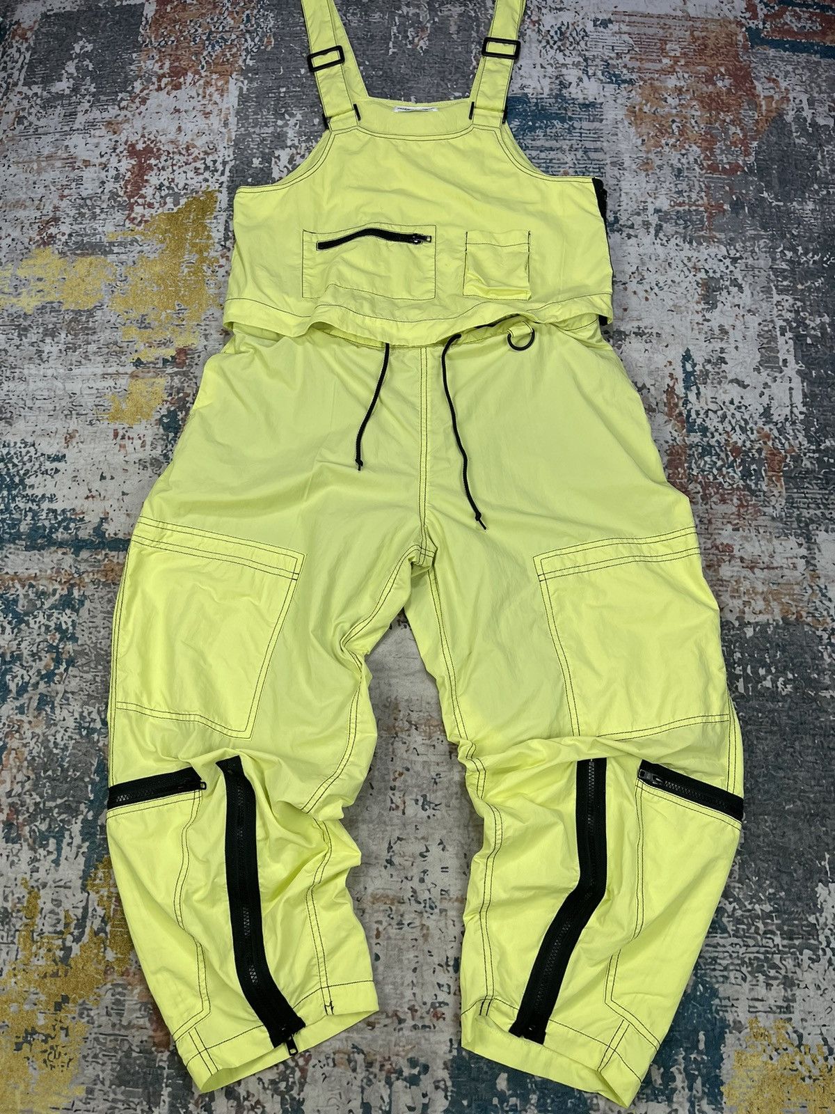 Japanese Brand Rodeo Crown Wide Bowl Detachable Sporty Overalls Size 34" / US 12 / IT 48 - 3 Thumbnail