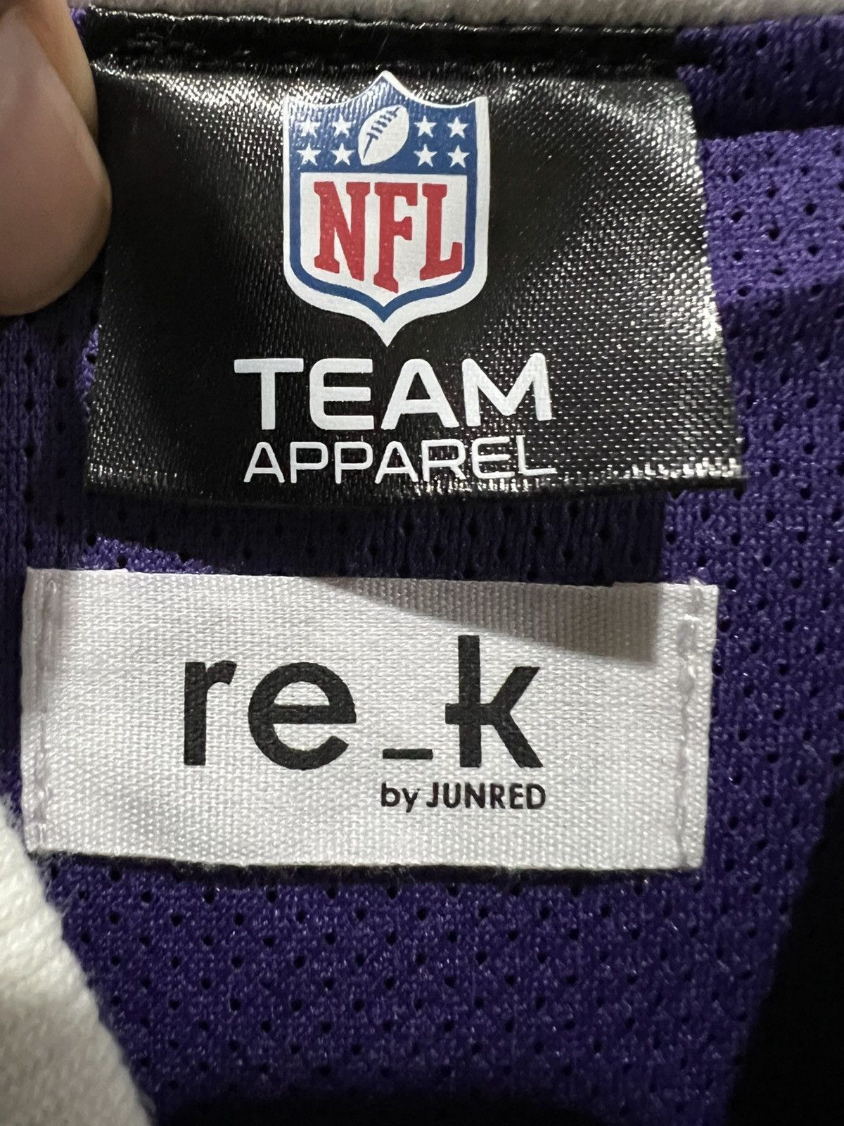 Japanese Brand Japanese Junred x NFL Minnesota Vikings Oversized Varsity Size US L / EU 52-54 / 3 - 5 Thumbnail
