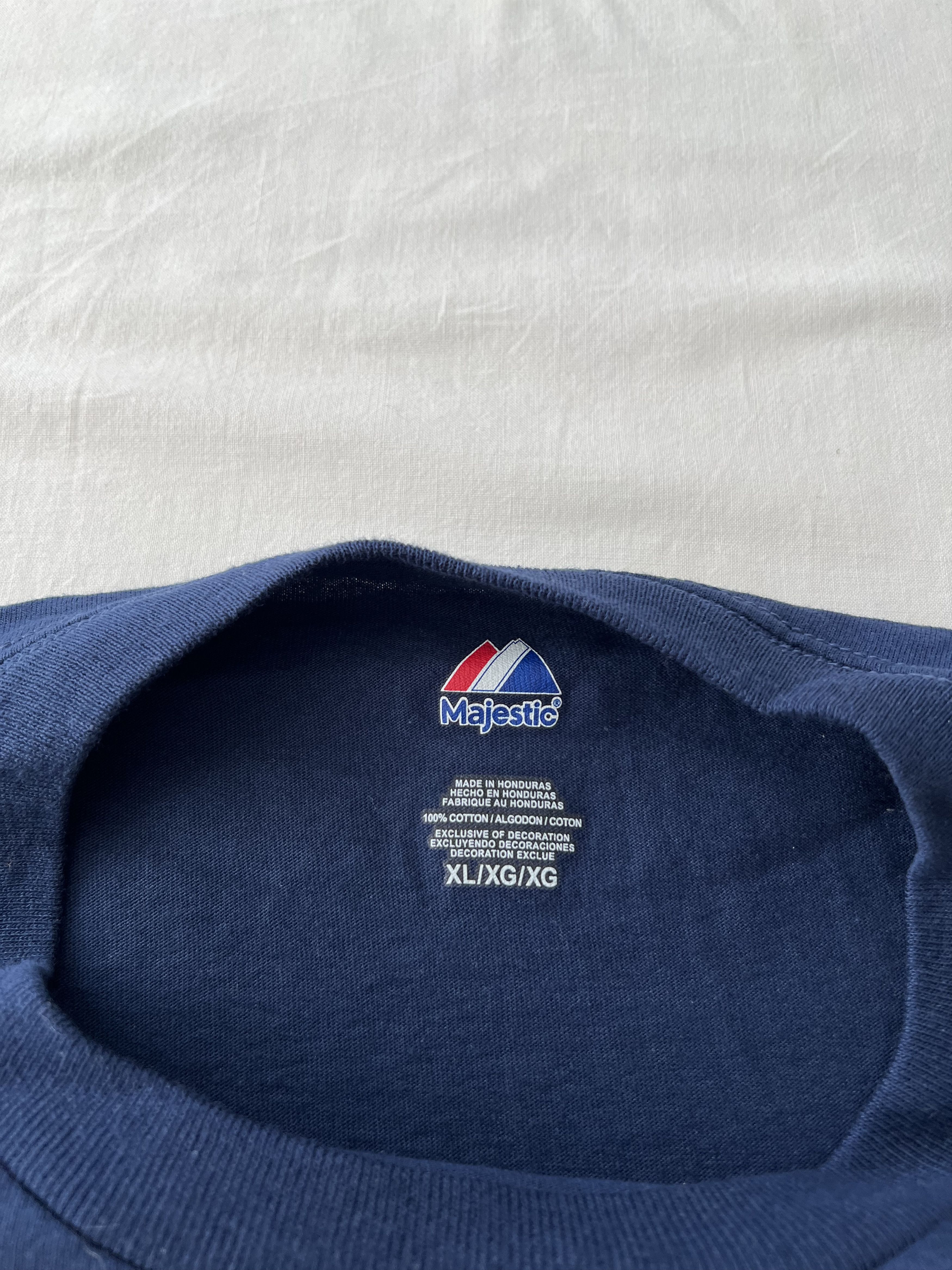 MLB New York Yankees Baseball MLB Majestic Navy T-shirt Size US XL / EU 56 / 4 - 8 Thumbnail
