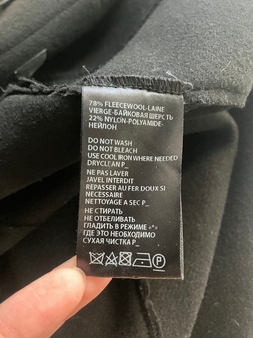 Ann Demeulemeester Ann Demeulemeester wool chester coat Size US S / EU 44-46 / 1 - 8 Thumbnail