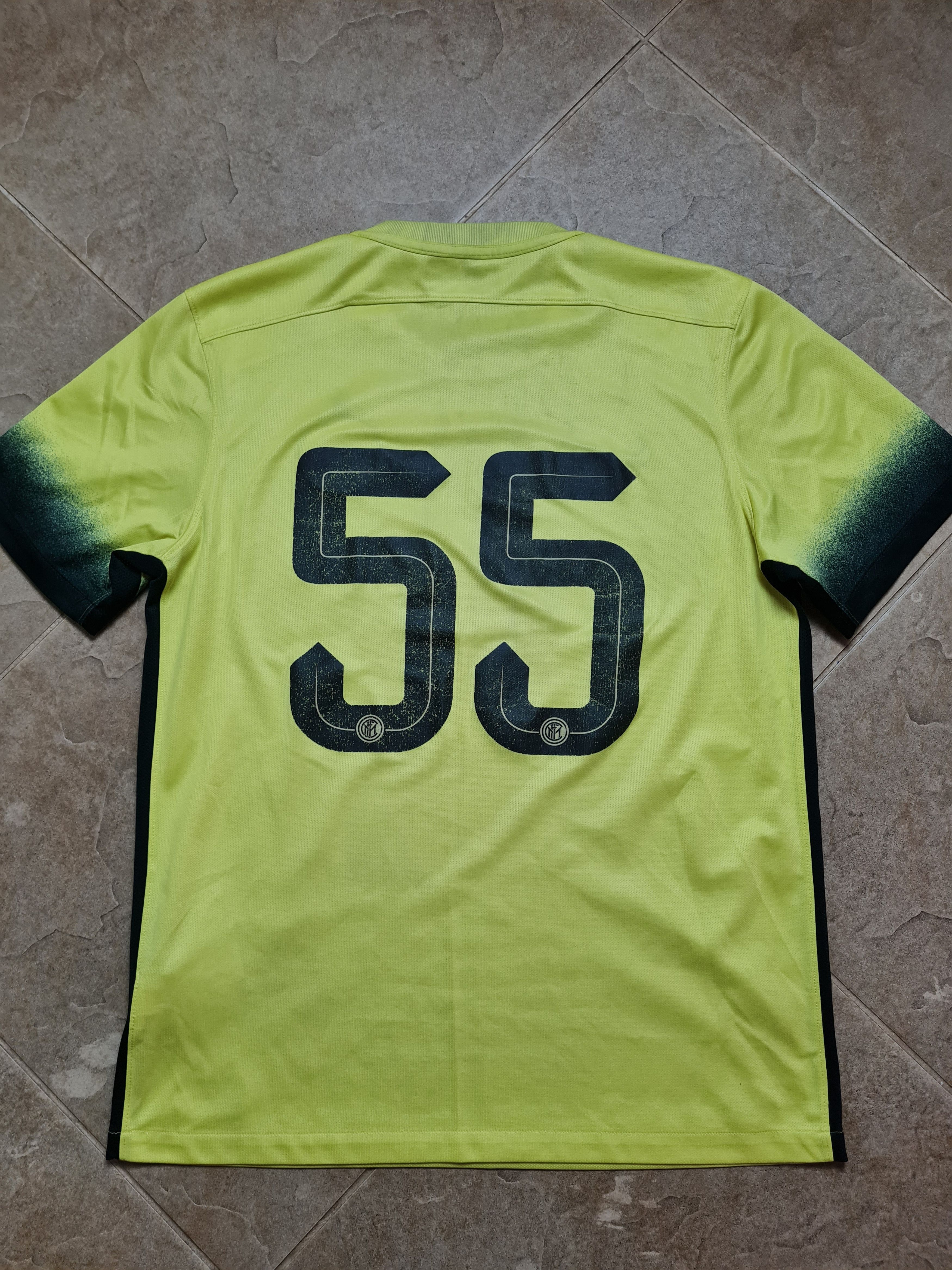 Nike Nike Inter Milan 2015-16 Third Shirt Jersey #55 NAGATOMO Size US M / EU 48-50 / 2 - 24 Thumbnail