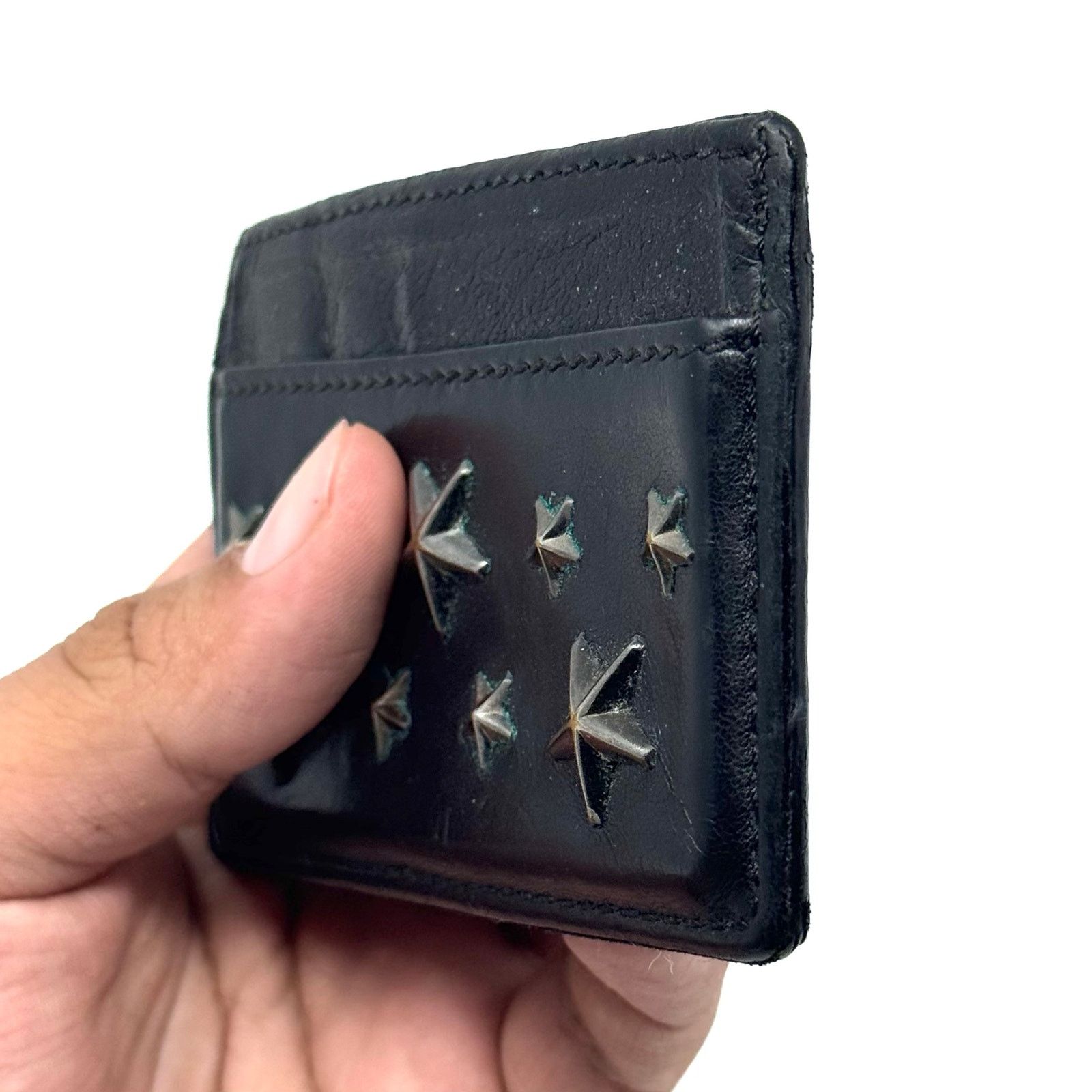 Jimmy Choo Jimmy Choo Studded Cardholder Size ONE SIZE - 10 Thumbnail