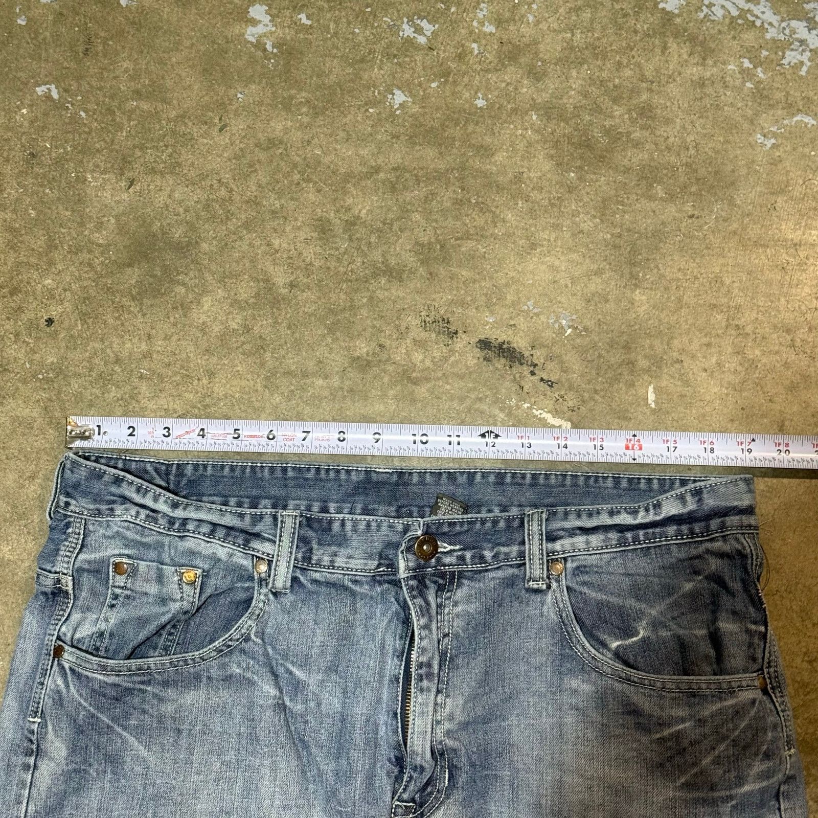 Urban Pipeline Vintage Y2K Baggy Embroidered Jorts Sz 38 Size US 38 / EU 54 - 6 Thumbnail
