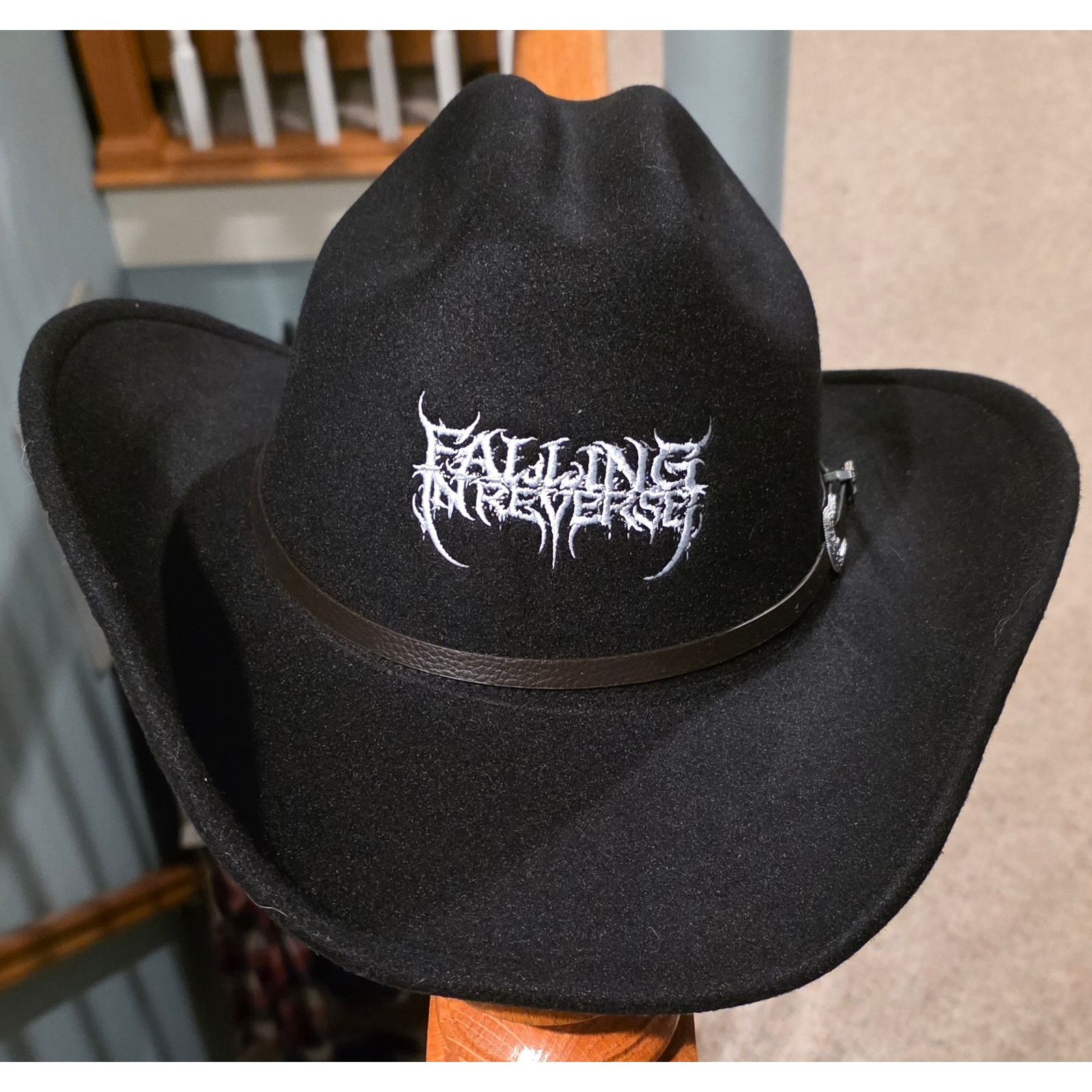 Other Falling In Reverse God Is A Weapon Tour SIGNED Cowboy Size ONE SIZE - 1 Thumbnail